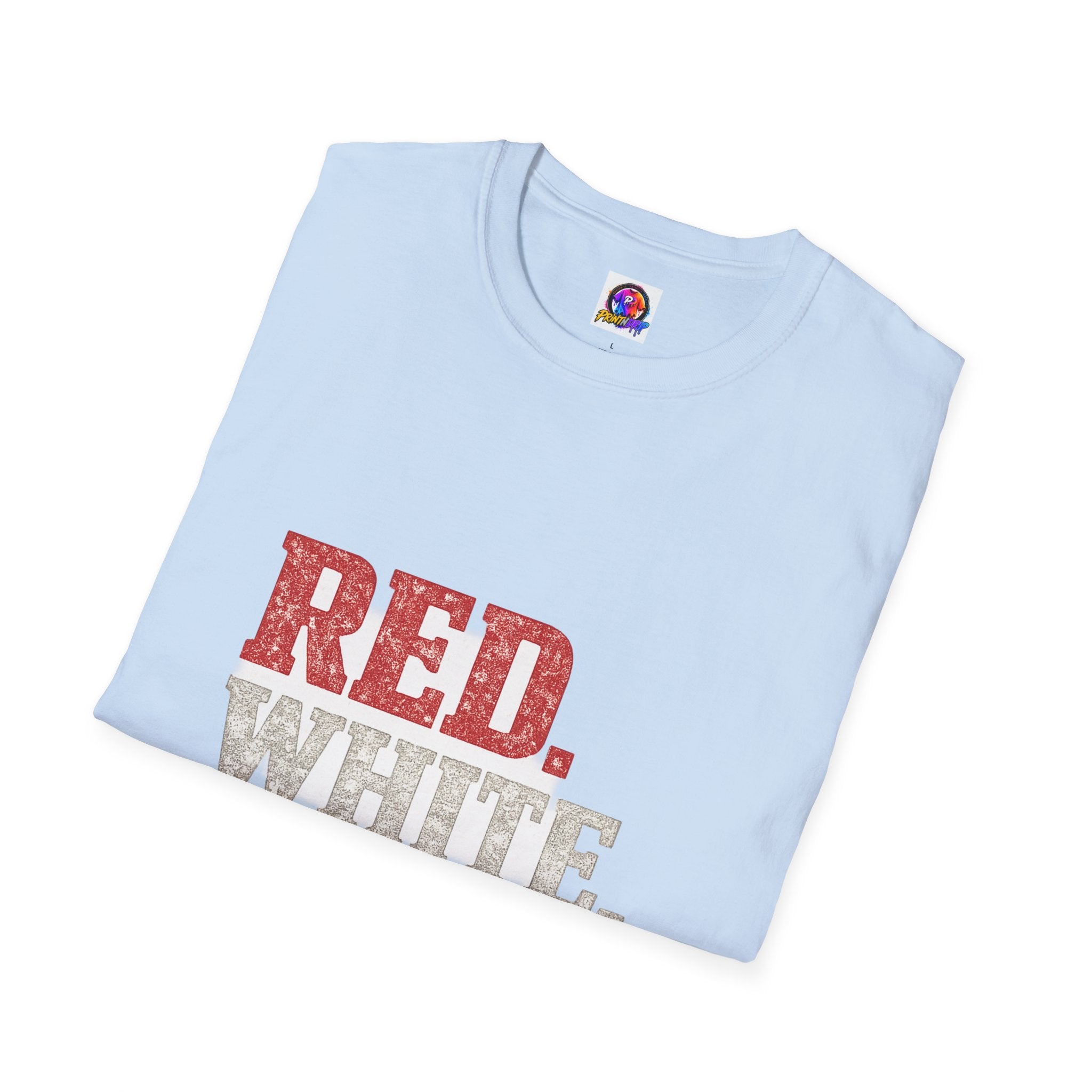 USA Patriotic 'Red. White. Go.' T-Shirt — 4th of July Independence Day Tee