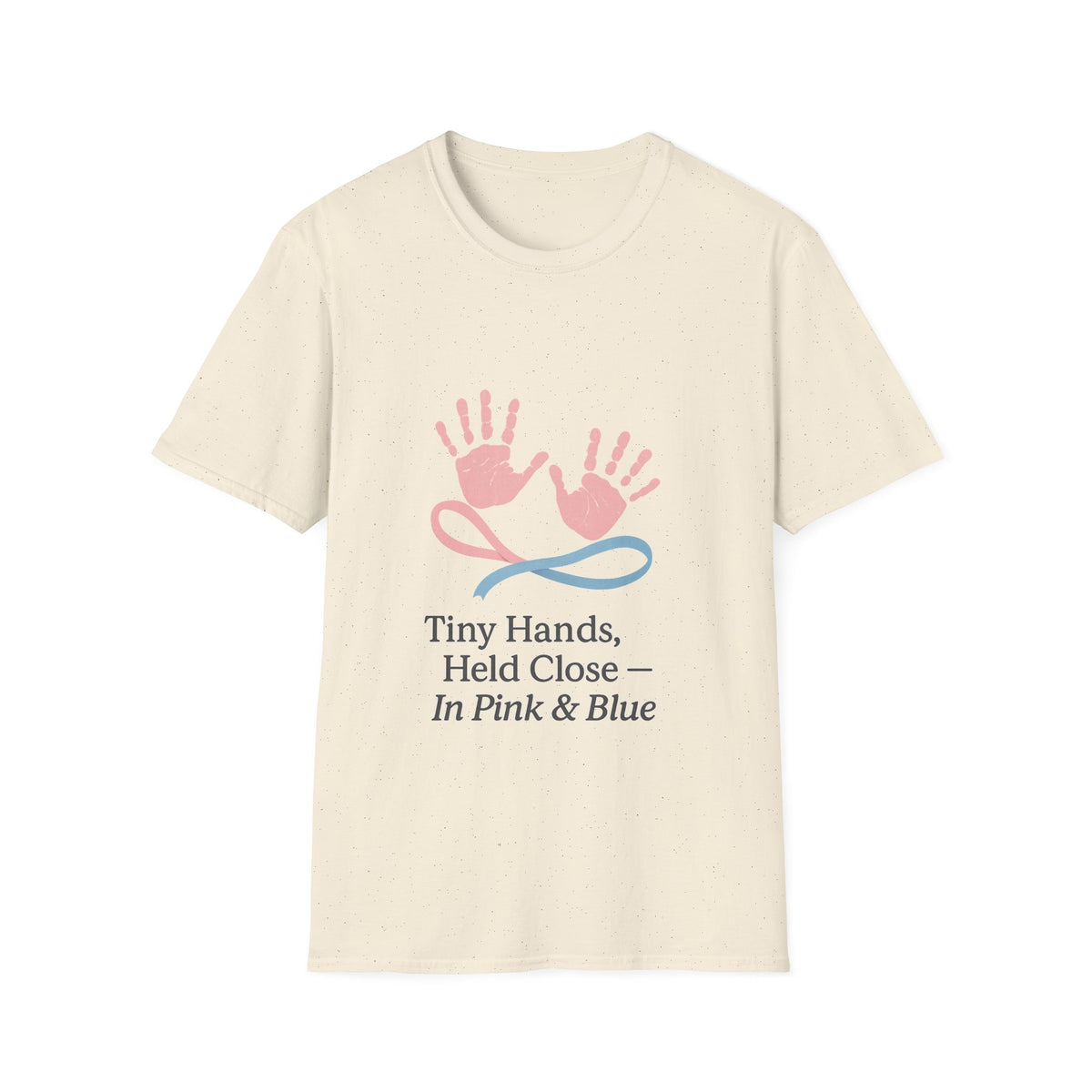 Baby Hands Graphic T-Shirt — "Tiny Hands, Held Close in Pink & Blue" - Trending Now - October 2026
