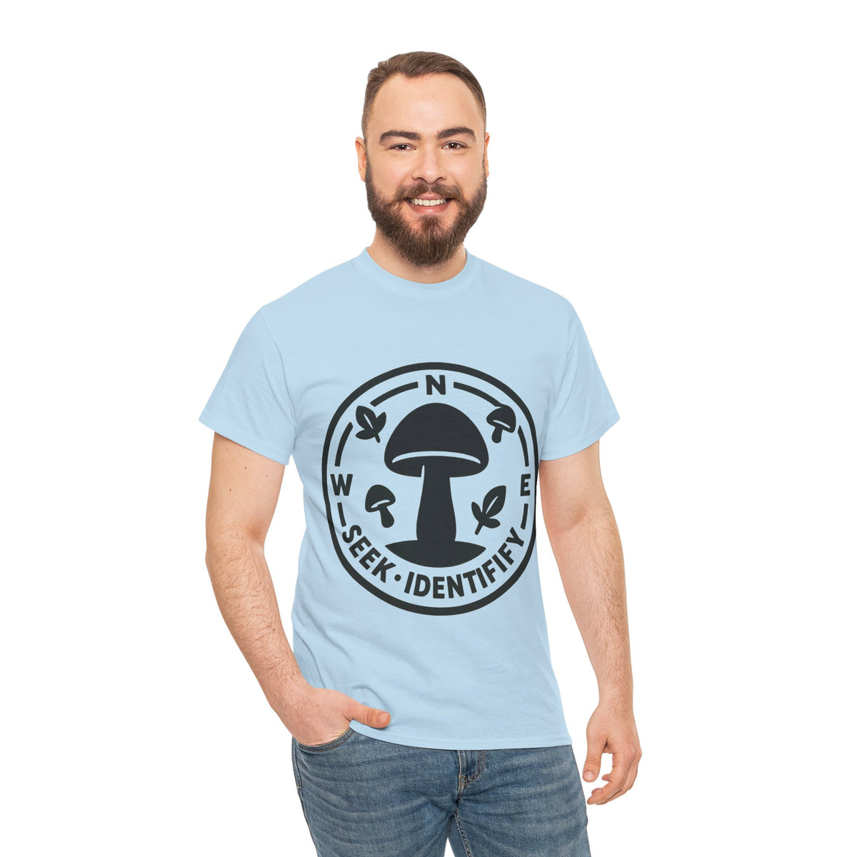 Rooted in Connection Mushroom Graphic Tee - Aesthetic Nature T-Shirt - Trending Now - September 2026