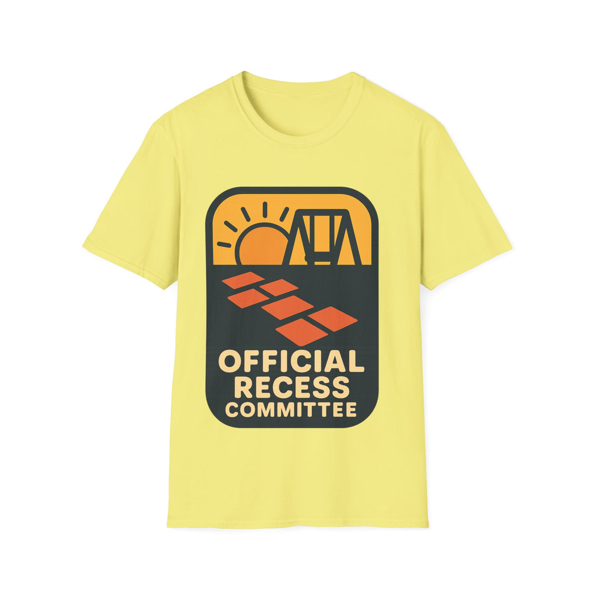 Official Recess Committee T-Shirt – Retro Sunset Camp Graphic Tee - Trending Now - August 2026