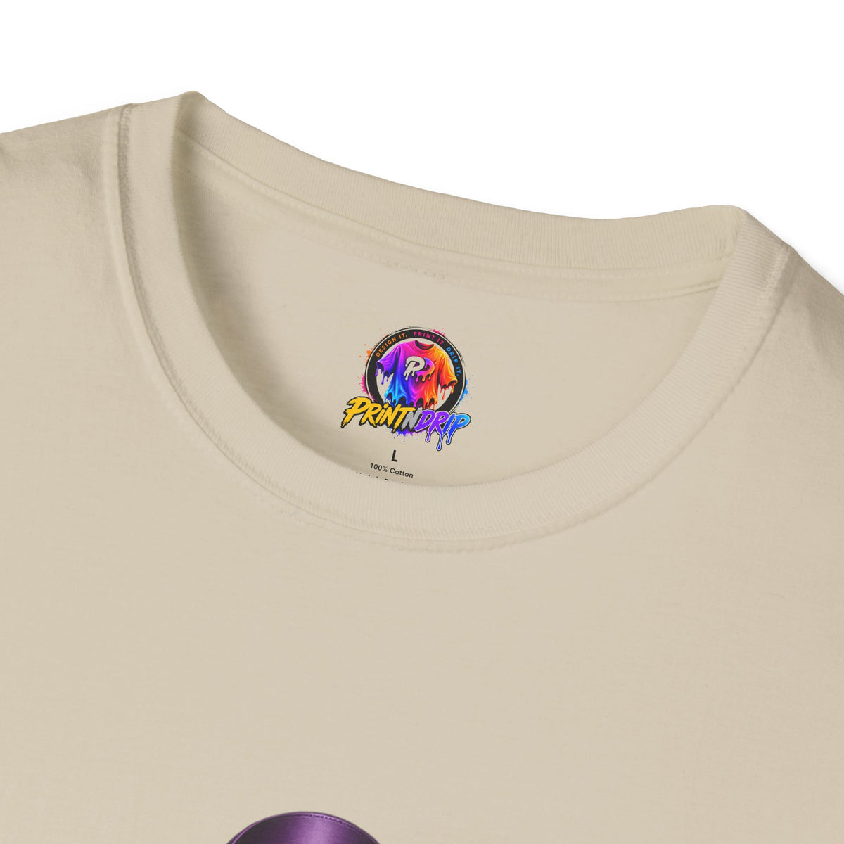 Worthy of Peace Purple Ribbon Domestic Violence  Awareness T-Shirt