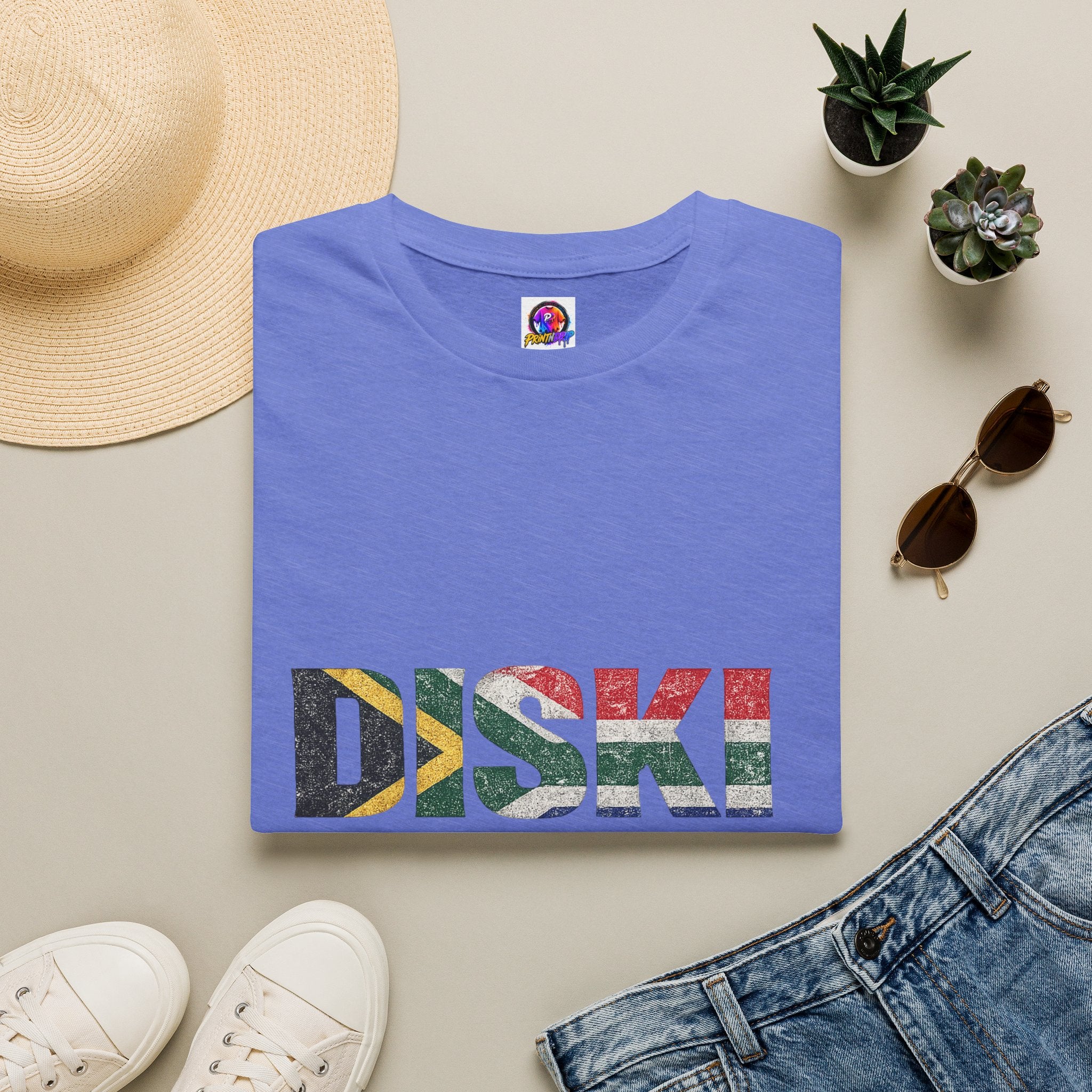 South Africa Diski T‑Shirt — "DISKI" South African Soccer Pride Tee