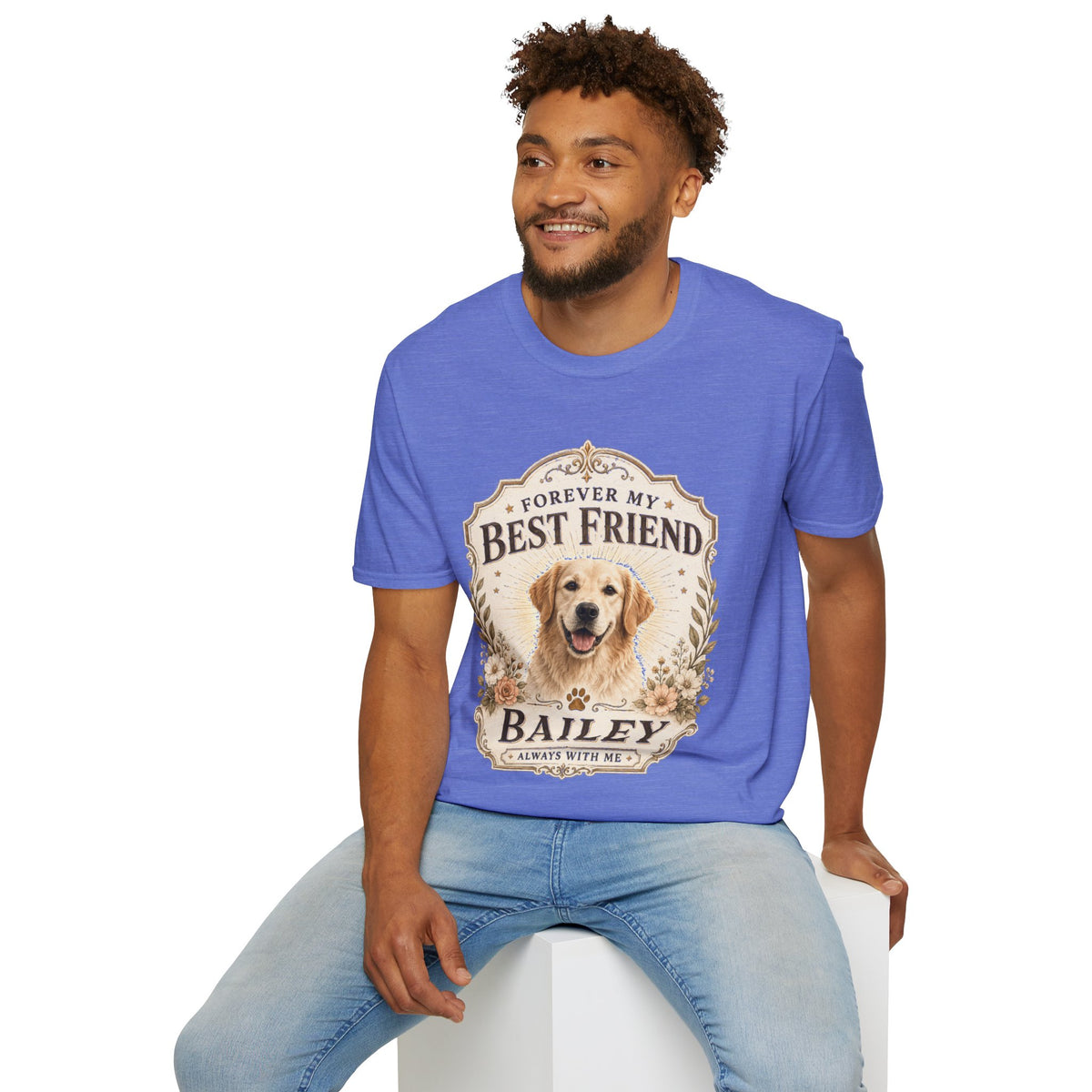 Forever My Best Friend Dog T-Shirt — Personalized Pet Tribute Tee