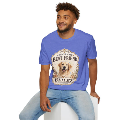 Forever My Best Friend Dog T-Shirt — Personalized Pet Tribute Tee