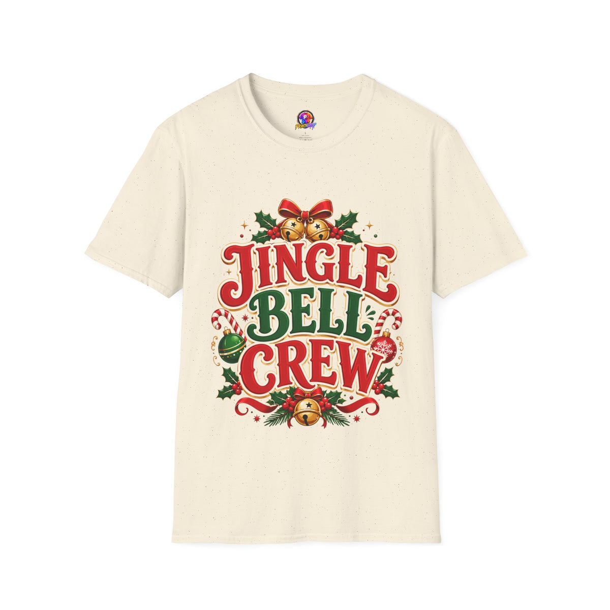Jingle Bell Crew T-Shirt — Festive Christmas Holiday Tee