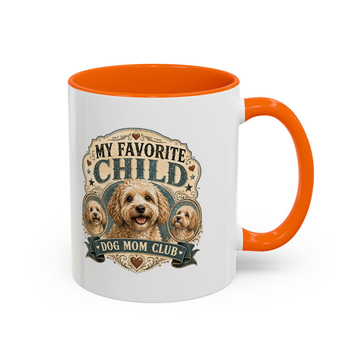 Milo Bailey Dog Dad Mom Dog Mom Coffee Mug - "My Favorite Child" Poodle Doodle Gift