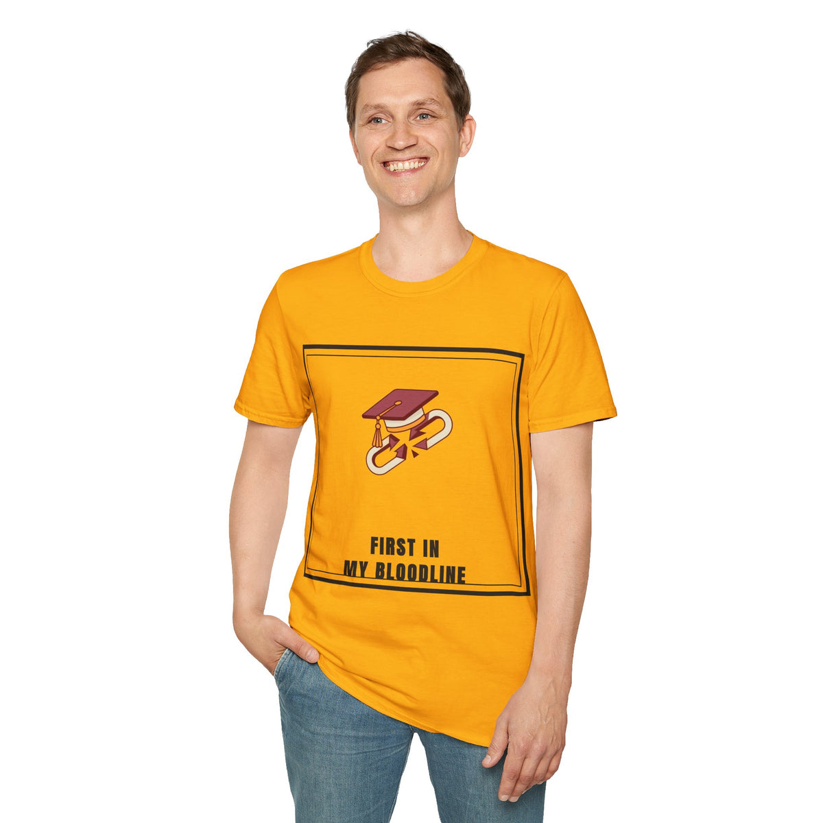 Graduation Cap T-Shirt — "First in My Bloodline" Graduate Tee - Trending Now - September 2026