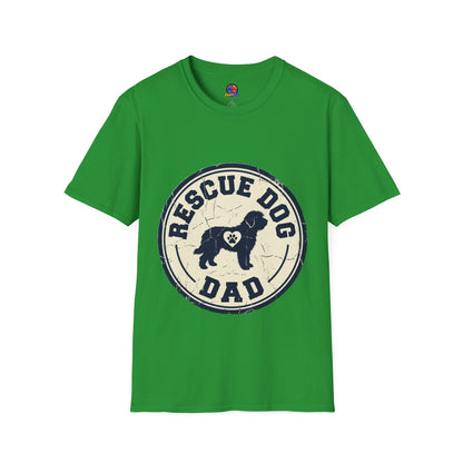 Rescue Dog Dad T-Shirt – Vintage Shelter Pup Support Tee