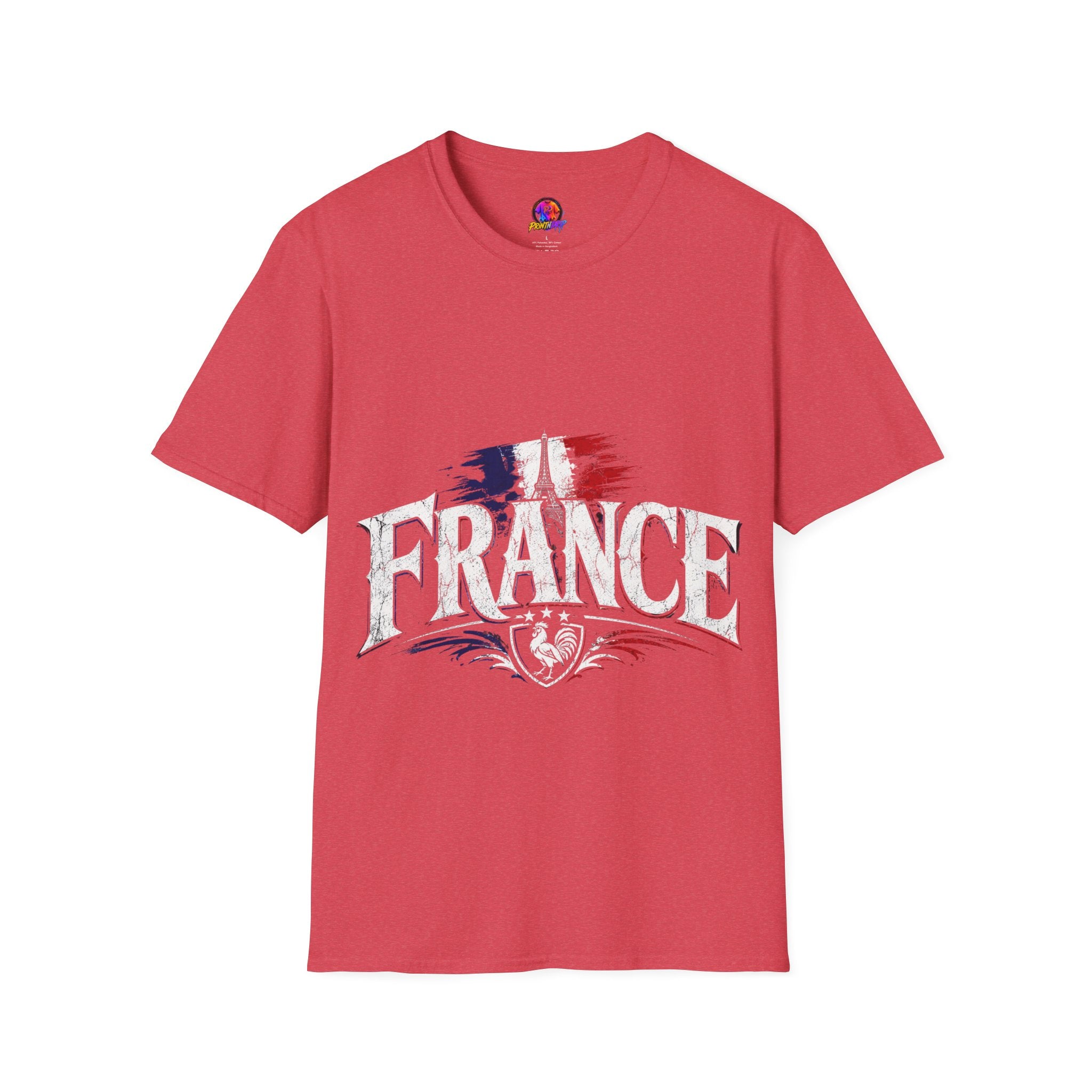 France Flag T-Shirt — Vintage Eiffel Tower French Pride Tee