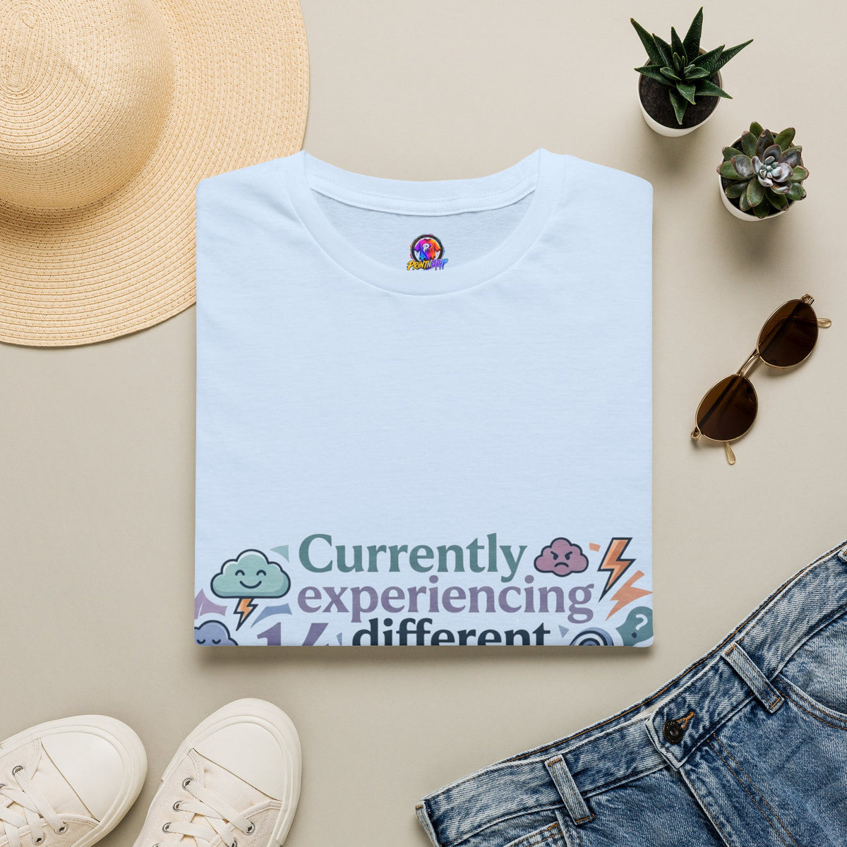 Currently Experiencing 14 Different Moods Simultaneously T-Shirt