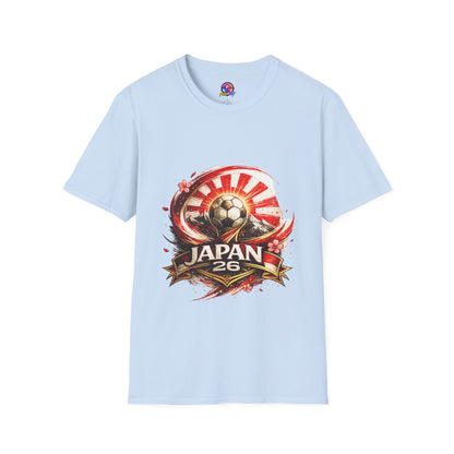 Japan Soccer T‑Shirt — Rising Sun Football Graphic