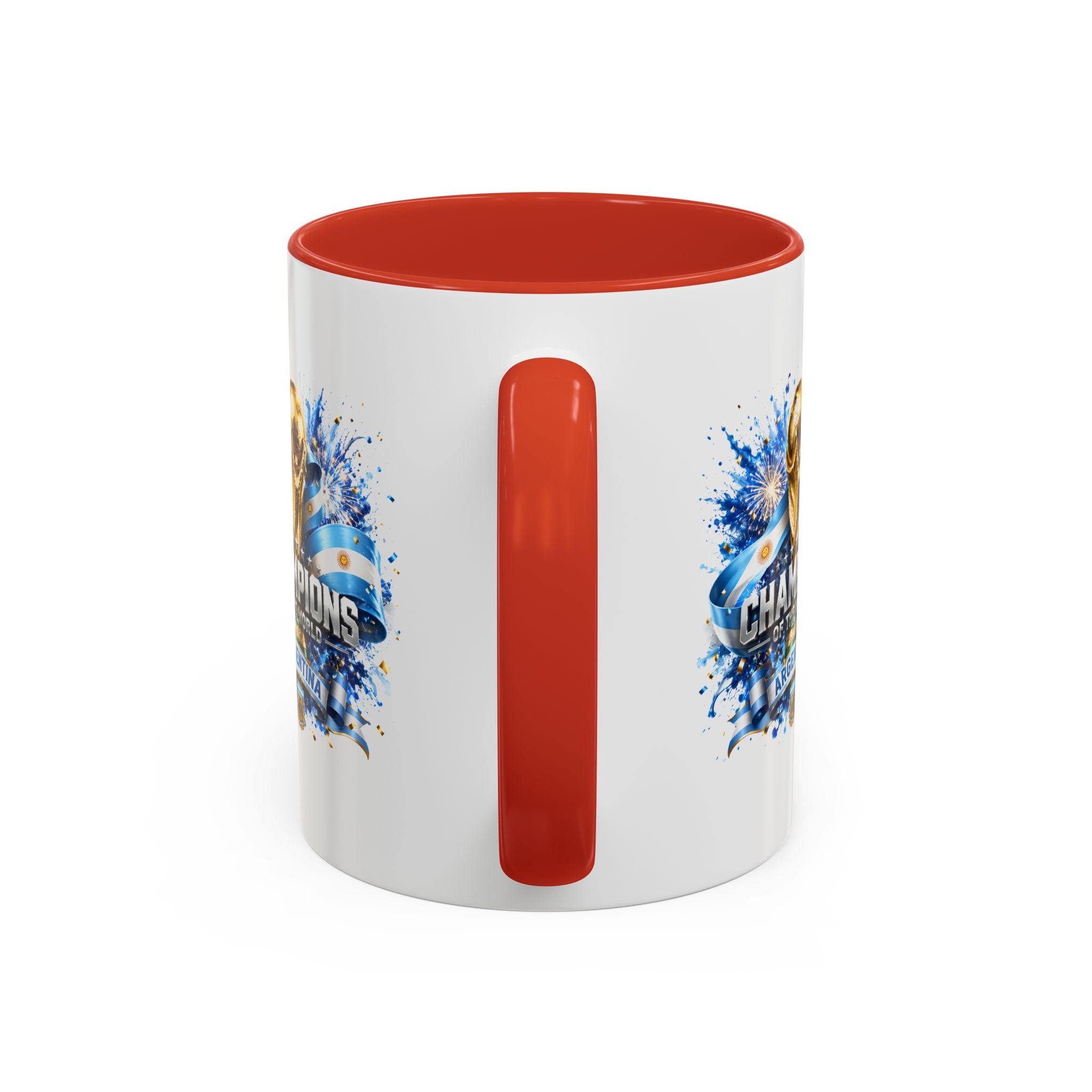 Argentina World Cup Champions Coffee Mug — 'Champions of the World' Accent Mug