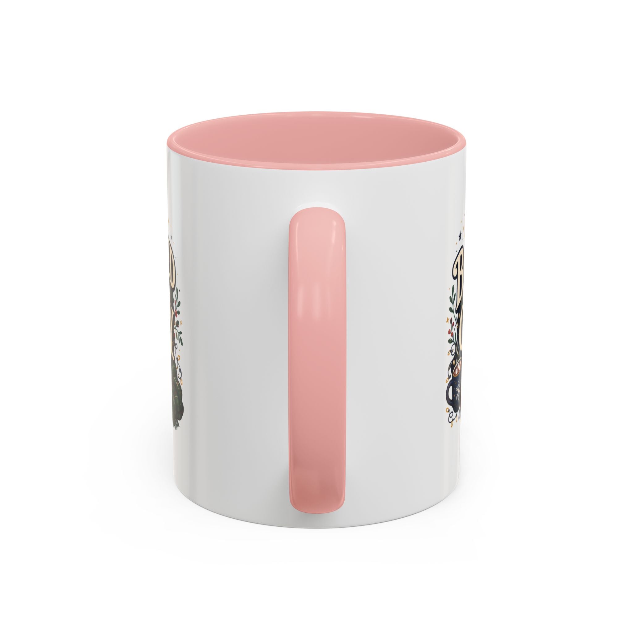 Modern Day Christmas Booked and Cozy Accent Coffee Mug — Book Lover Tea & Coffee Cup (11/15oz)