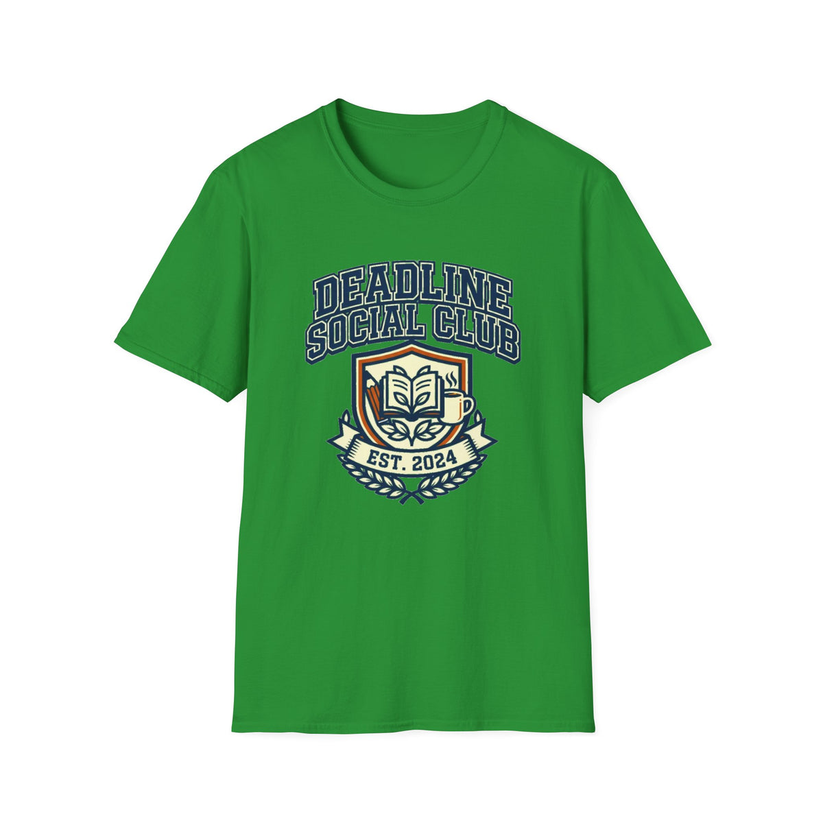 Deadline Social Club T-Shirt — Retro Collegiate Badge Tee - Trending Now - August 2026
