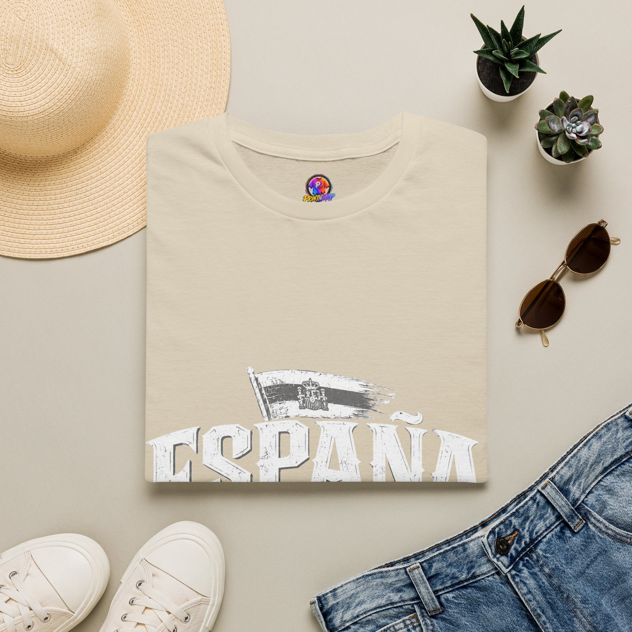 Spain Vintage T-Shirt — Retro Spanish Flag Tee