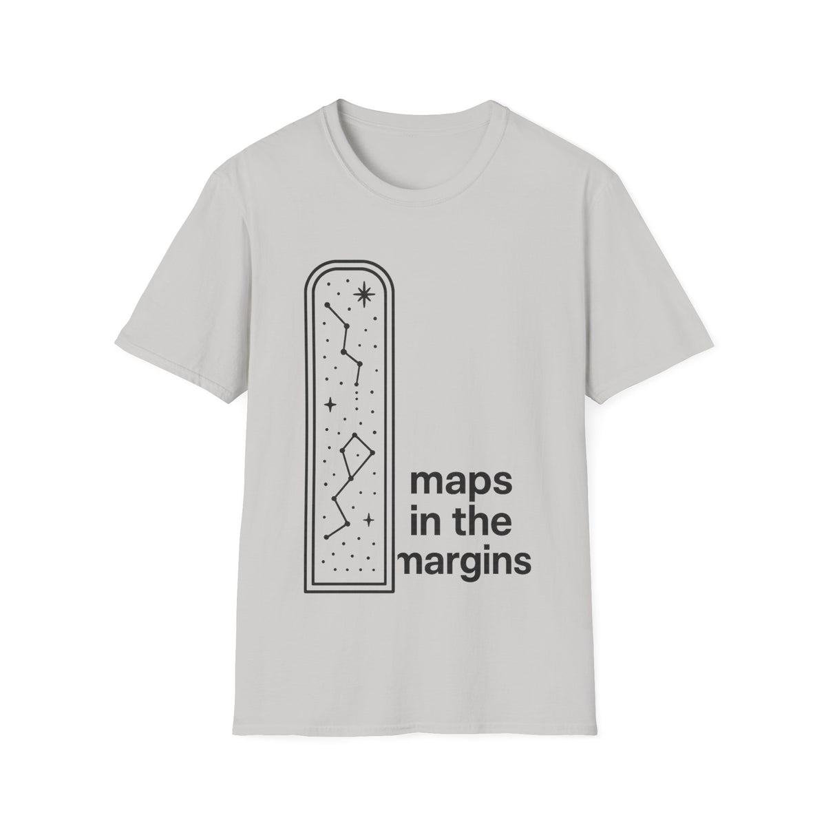 "Maps In The Margins" Travel Bookmark Tee | Minimalist Wanderlust Graphic T-Shirt - Trending Now - September 2026