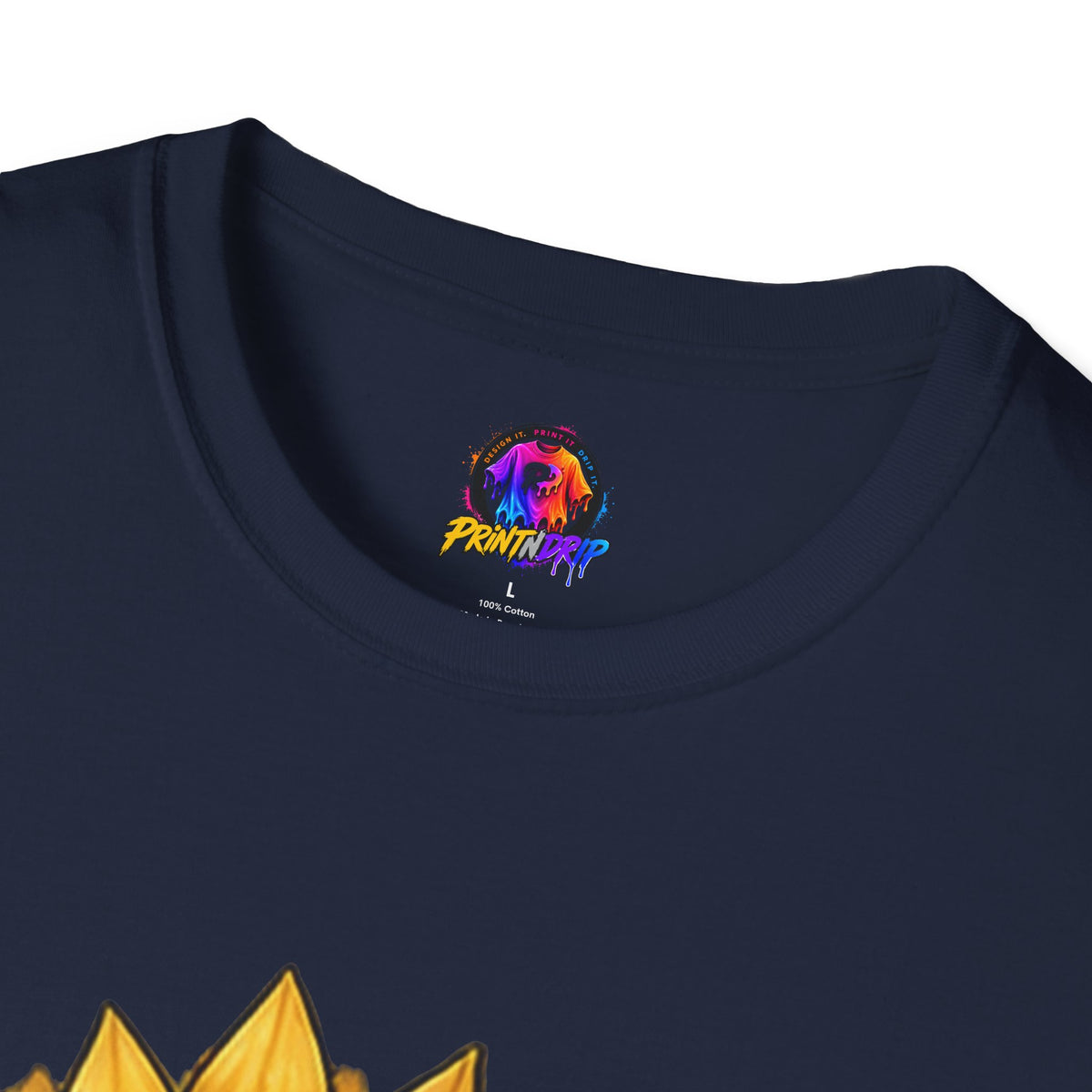 Braver Than Cancer Childhood Cancer Awareness Sunflower T-Shirt
