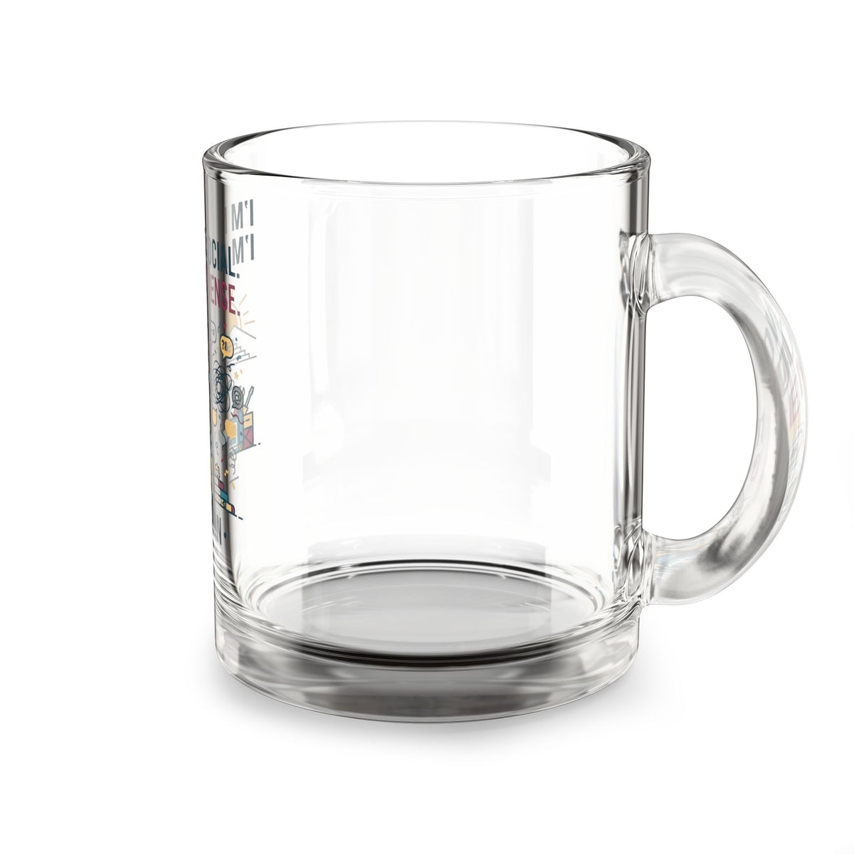 Capricorn Glass Mug – “I'm Not Antisocial, I'm Anti-Nonsense” 10oz Zodiac Coffee Cup