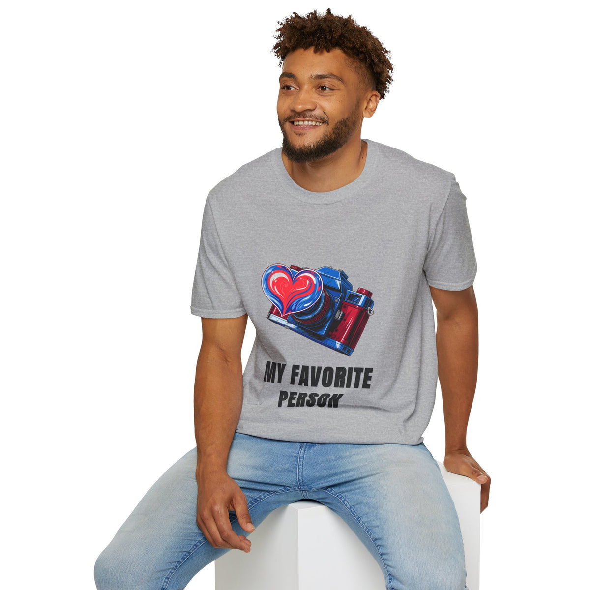 My Favorite Person Camera Heart T-Shirt — Photography Lover Graphic Tee - Trending Now - August 2026