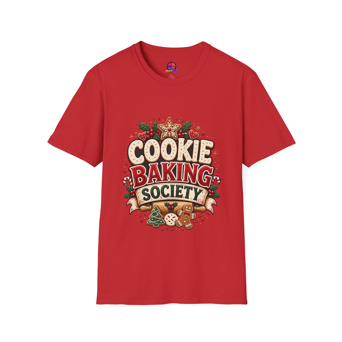 Cookie Baking Society T-Shirt — Holiday Baking Graphic Tee