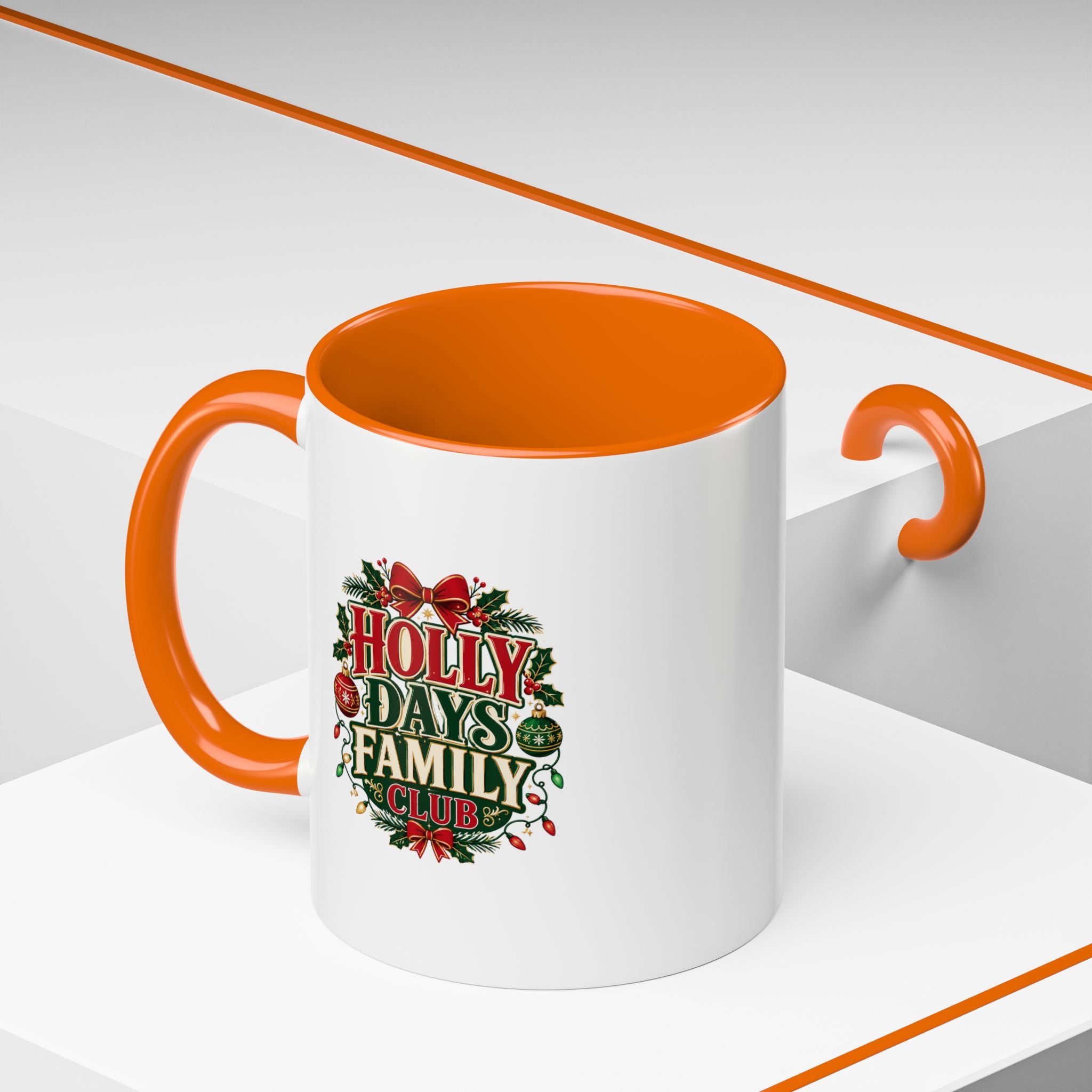 Accent Coffee Mug Holly Days Family