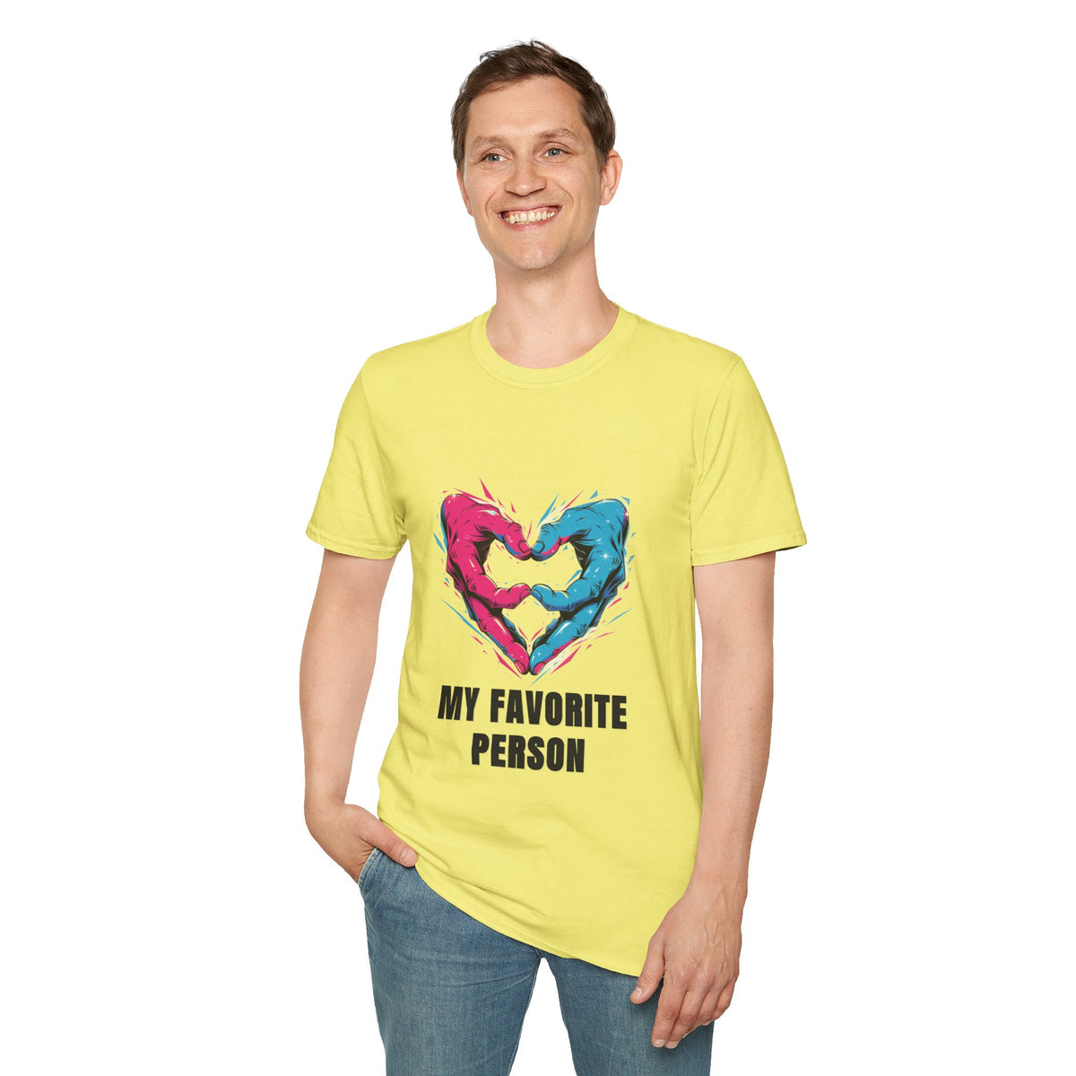 Heart Hands T-Shirt — “My Favorite Person” Couples Graphic Tee - Trending Now - August 2026