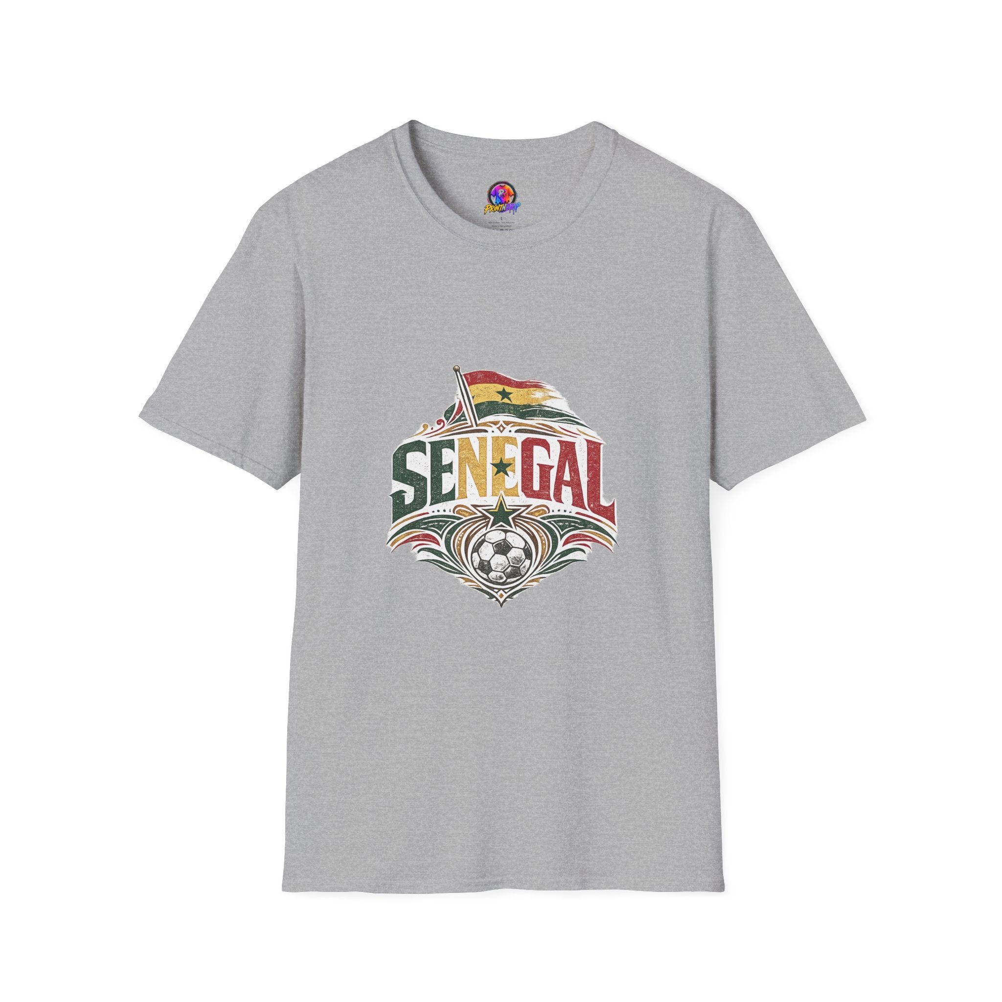 Senegal Flag Graphic T-Shirt — Vintage Senegal Pride Tee