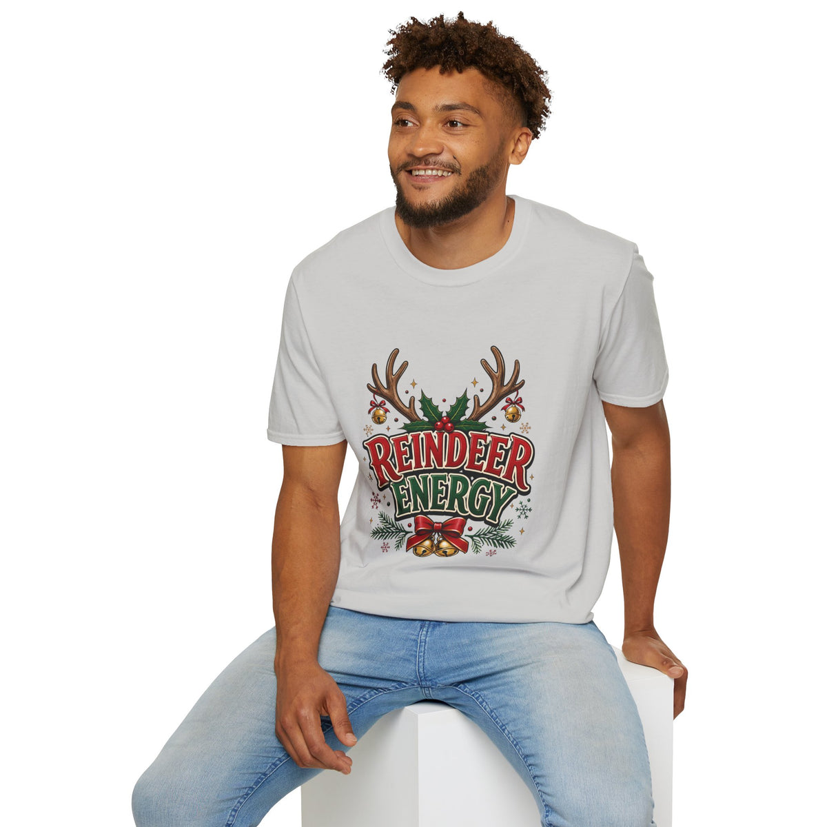 Reindeer Energy Christmas T-Shirt