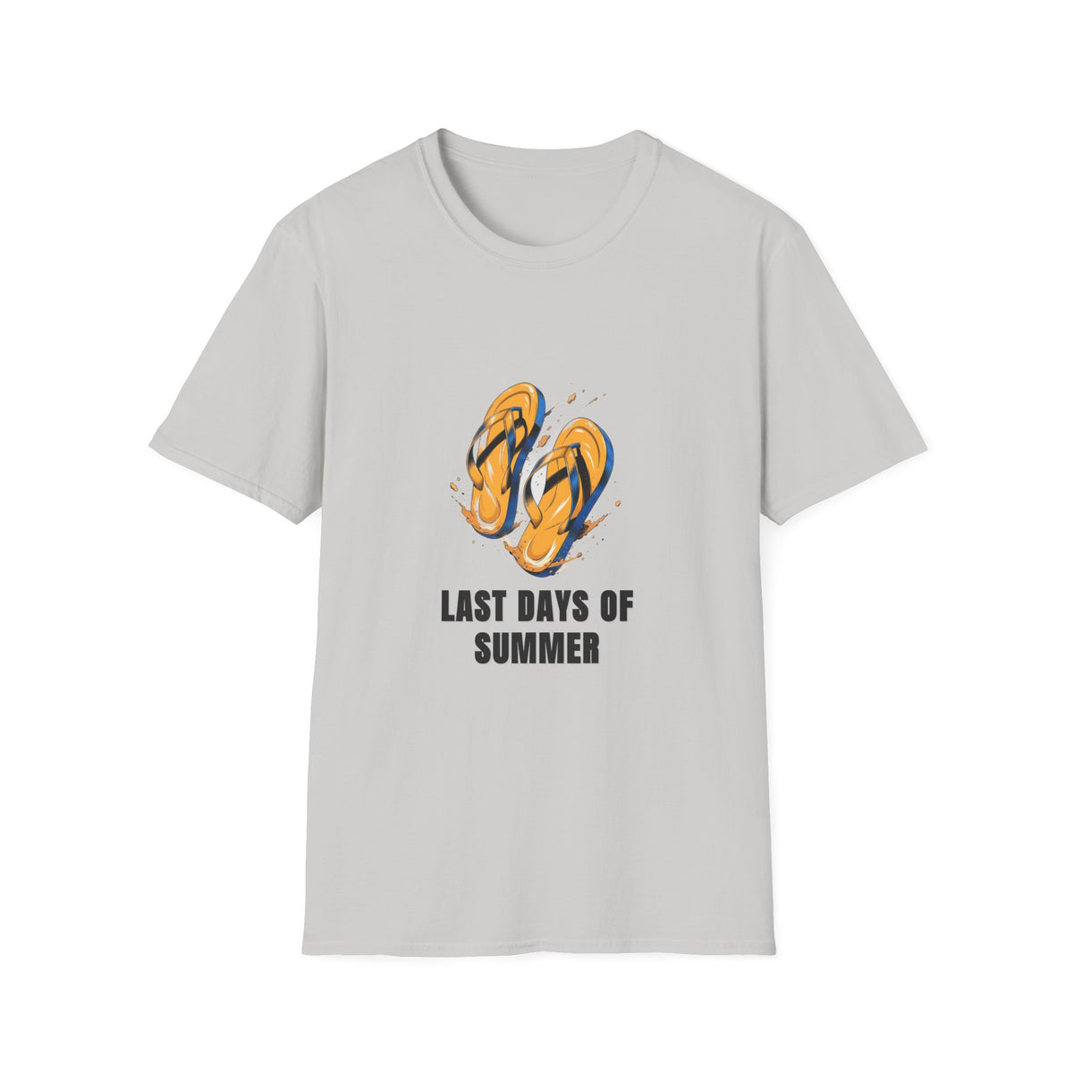 T-Shirt — Last Days of Summer Flip Flops Graphic Tee - Trending Now - August 2026