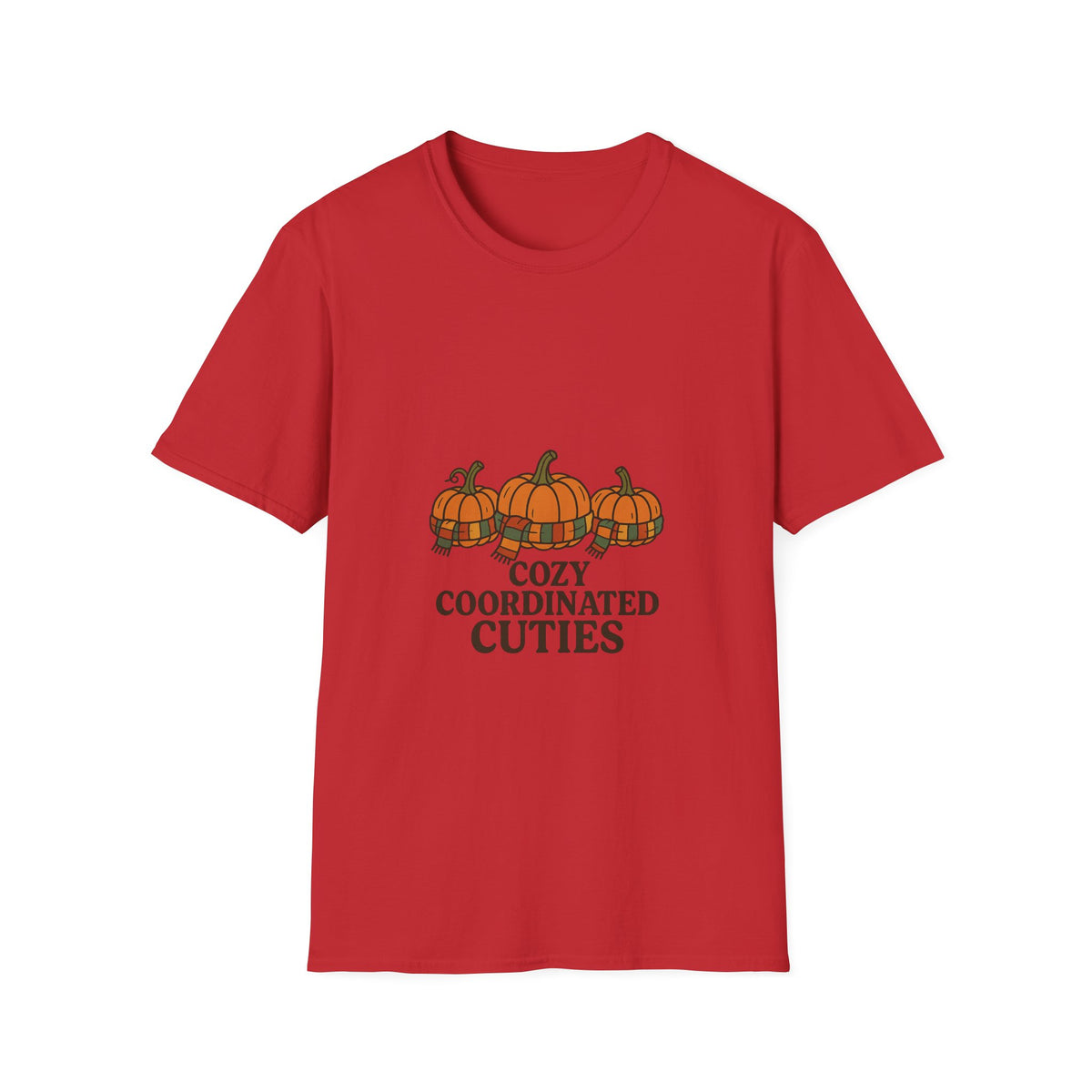 Cozy Coordinated Cuties Pumpkin Fall T-Shirt - Trending Now - October 2026