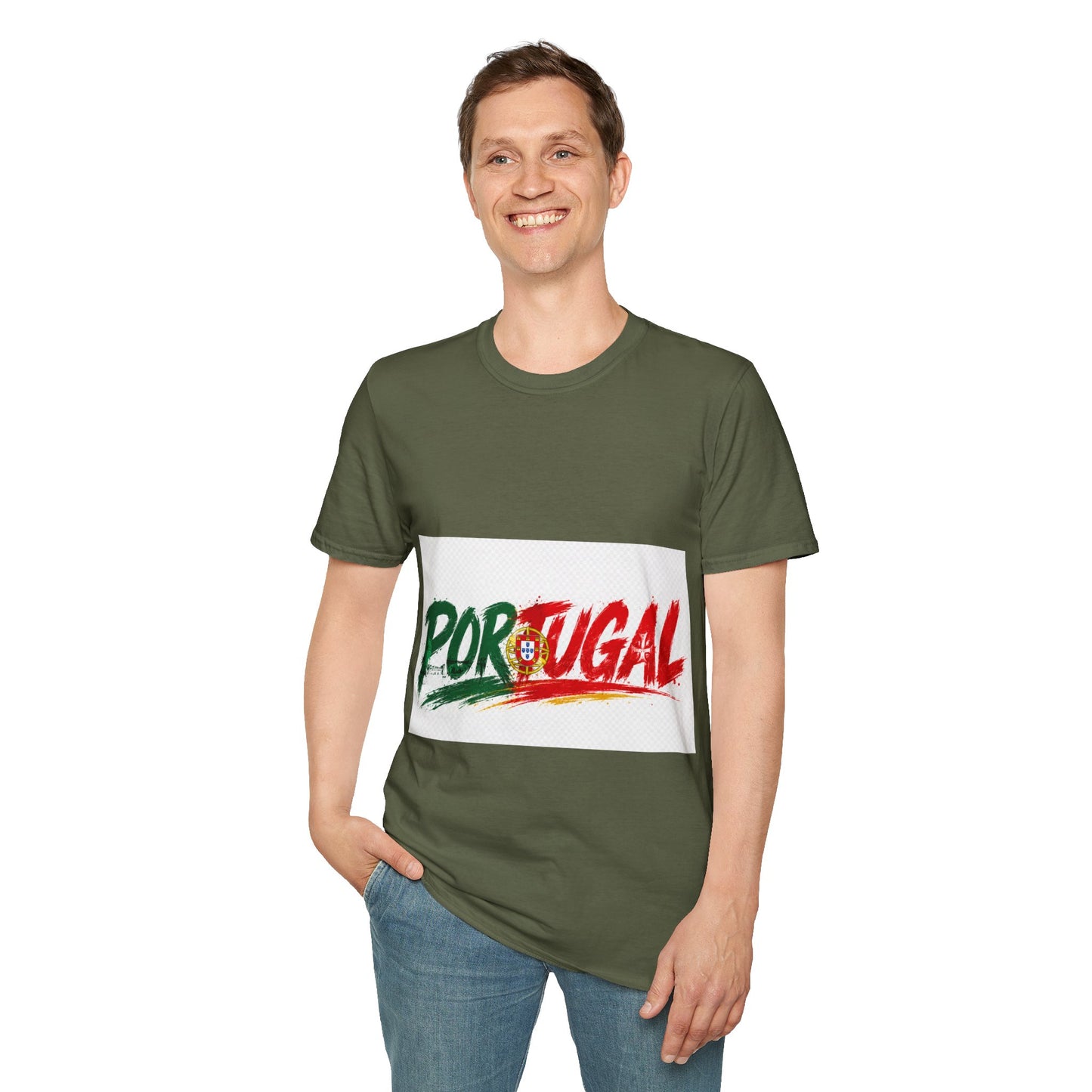 Portugal Flag Script T-Shirt — Portuguese Pride Tee