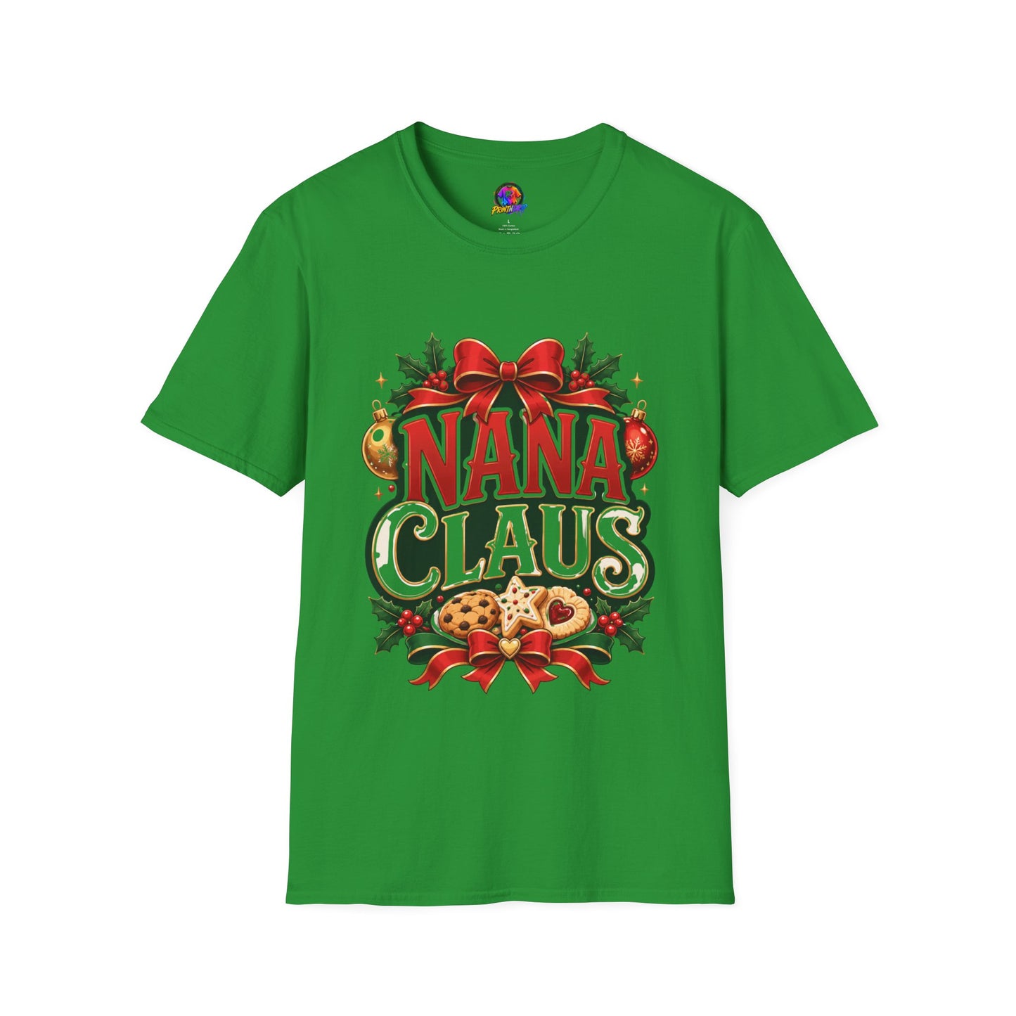Nana Claus Christmas Tee — Festive Holiday Grandma T-Shirt