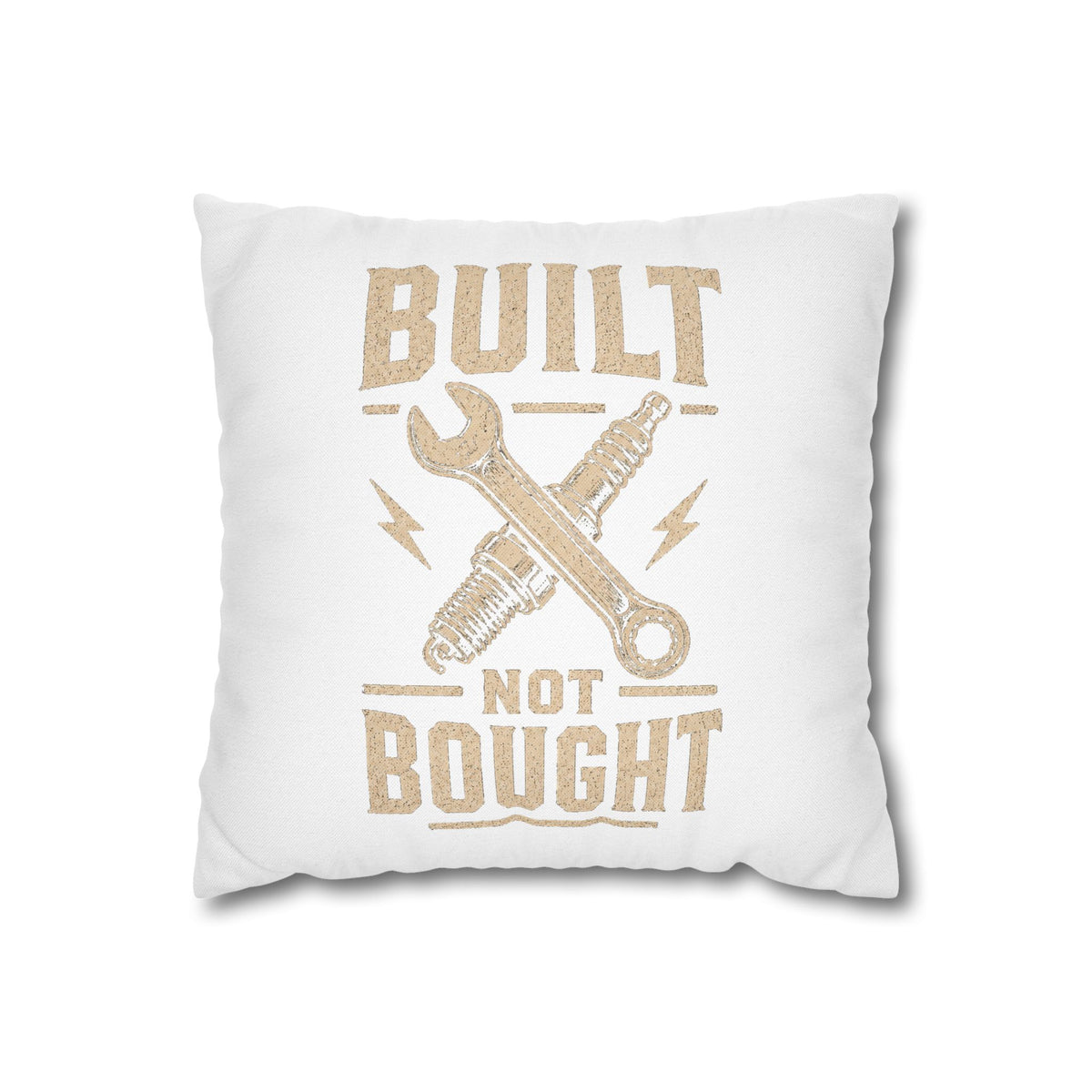 Built Not Bought Decorative Pillowcase Milo Bailey Dog Dad Mom