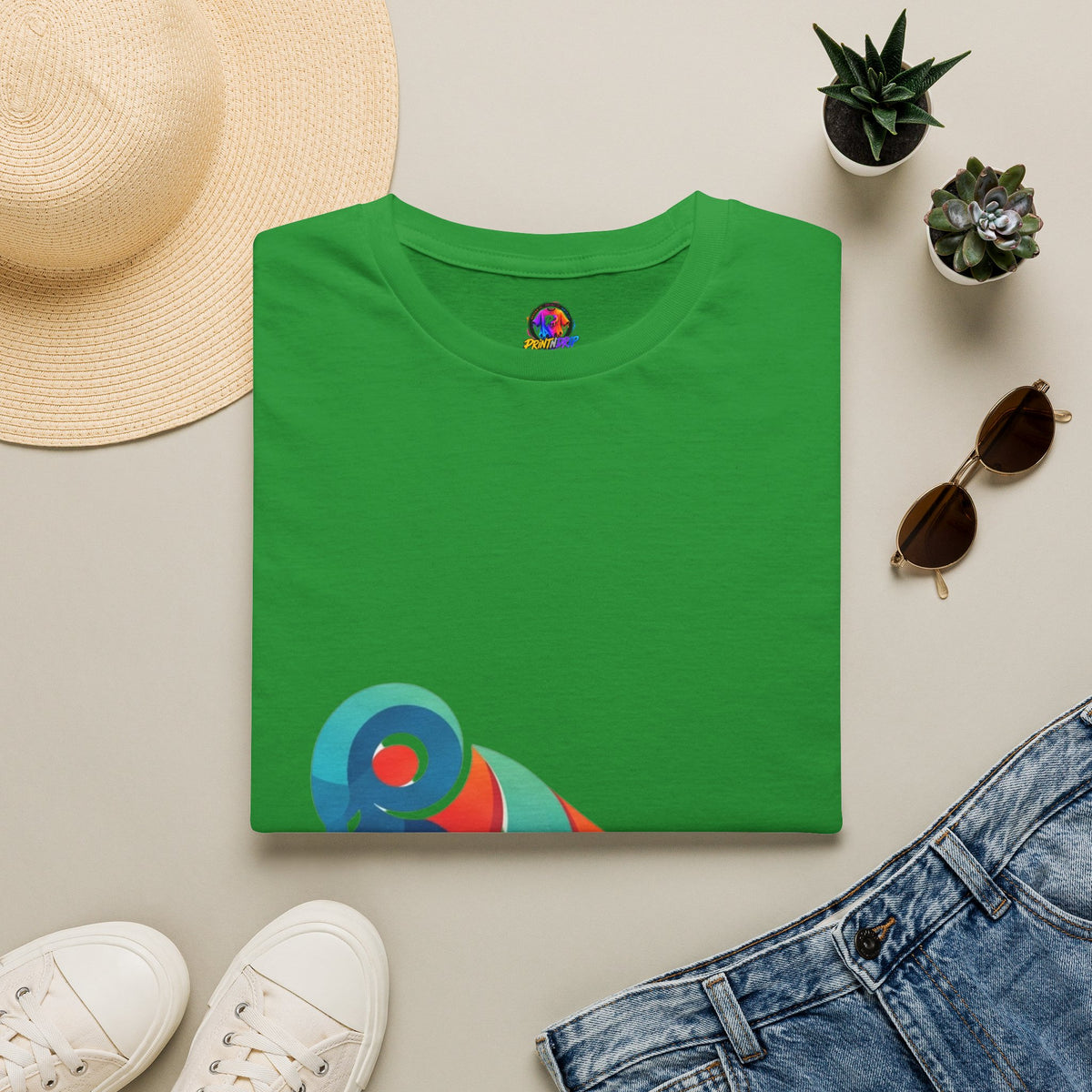 Aries Zodiac  Colorful Ram T-Shirt — Abstract Multicolor Aries Graphic Tee