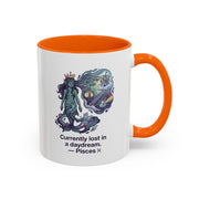 Pisces Daydream Accent Coffee Mug — "Currently lost in a daydream" Astrological Zodiac Gift
