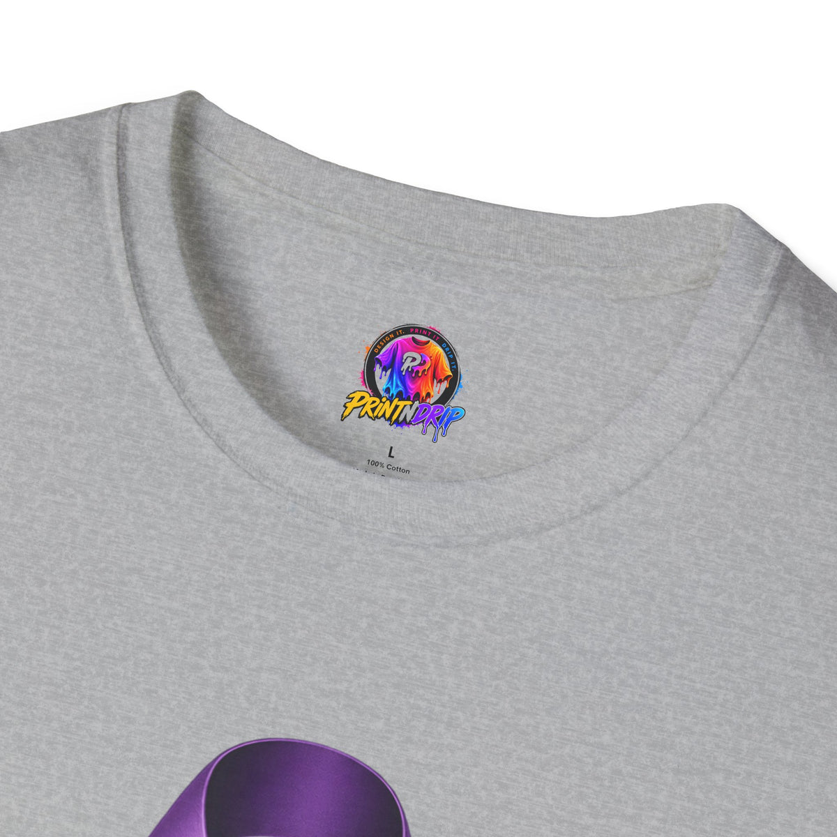 Choose Respect Purple Ribbon T‑Shirt — Domestic Violence Awareness Tee