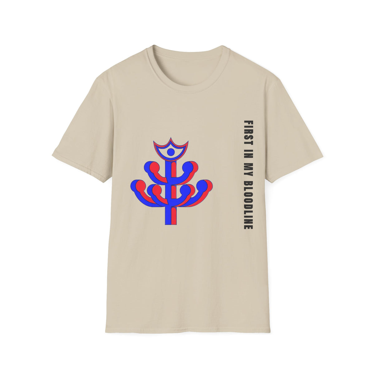 Abstract Floral Tee — Modern Red & Blue Graphic T-Shirt - Trending Now - September 2026