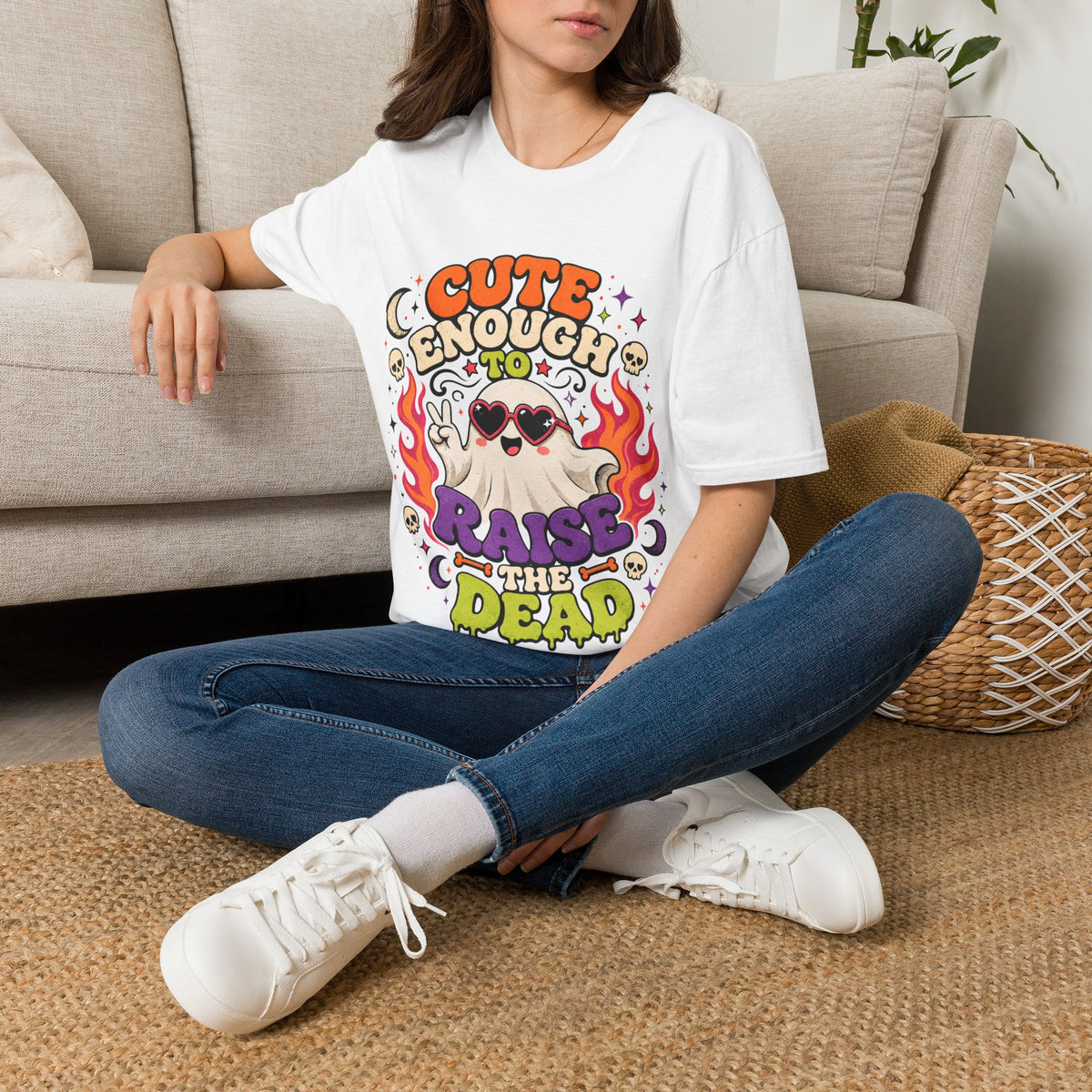 Halloween Cute Enough Unisex Softstyle T-Shirt