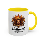 Untamed Sagittarius Accent Coffee Mug – Zodiac Astrology Gift (11/15oz)