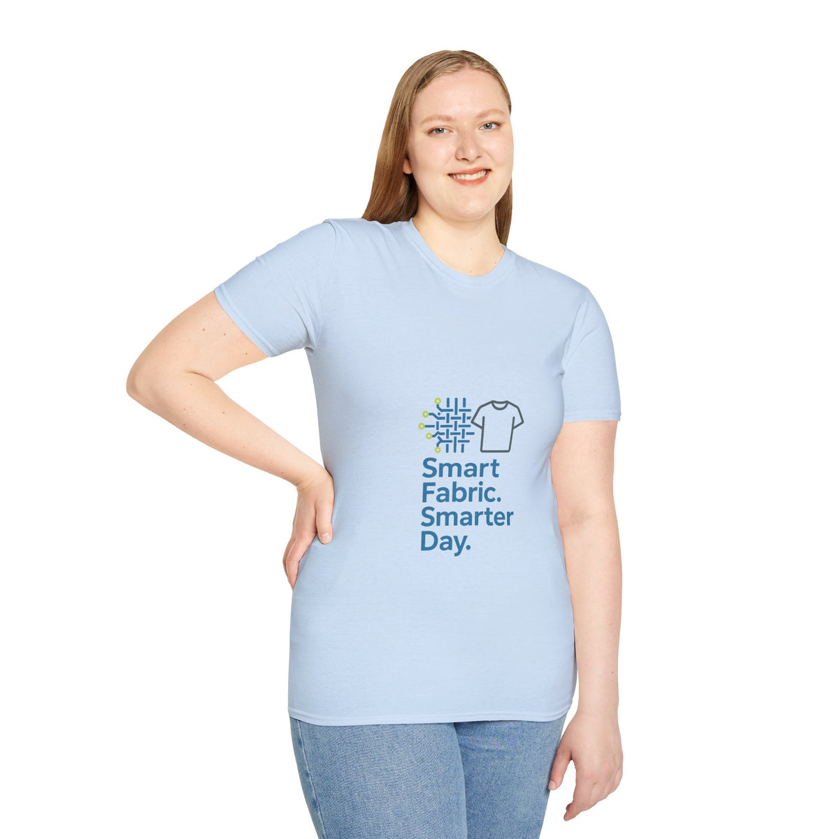 Smart Fabric T‑Shirt — "Smart Fabric. Smarter Day." Tech Apparel - Trending Now - October 2026