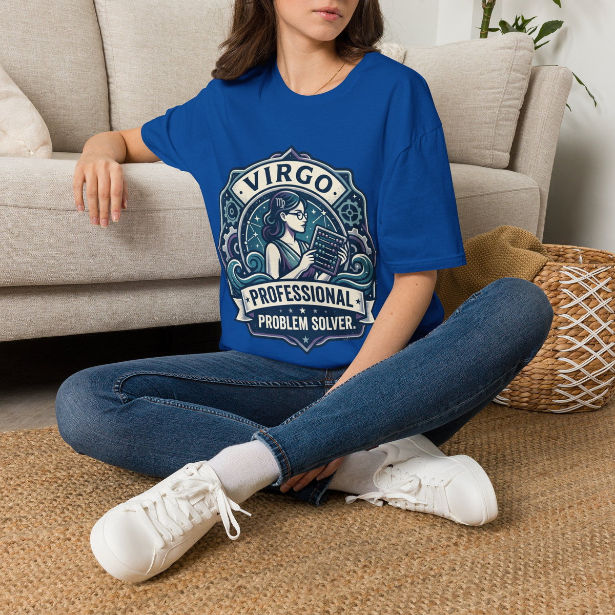 Virgo 'Professional Problem Solver' T-Shirt — Zodiac Astrology Tee for Women