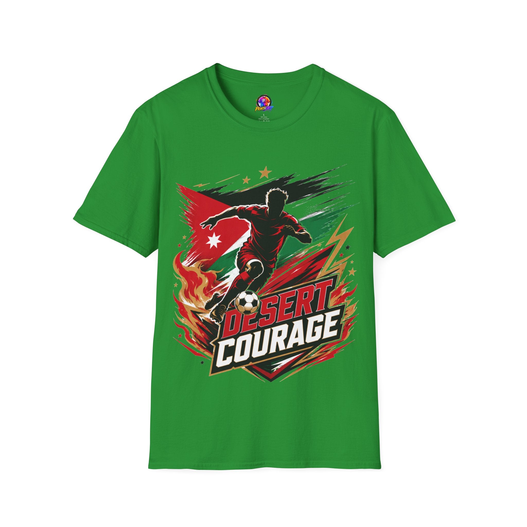 Jordan Soccer T‑Shirt — Desert Courage Flag Design