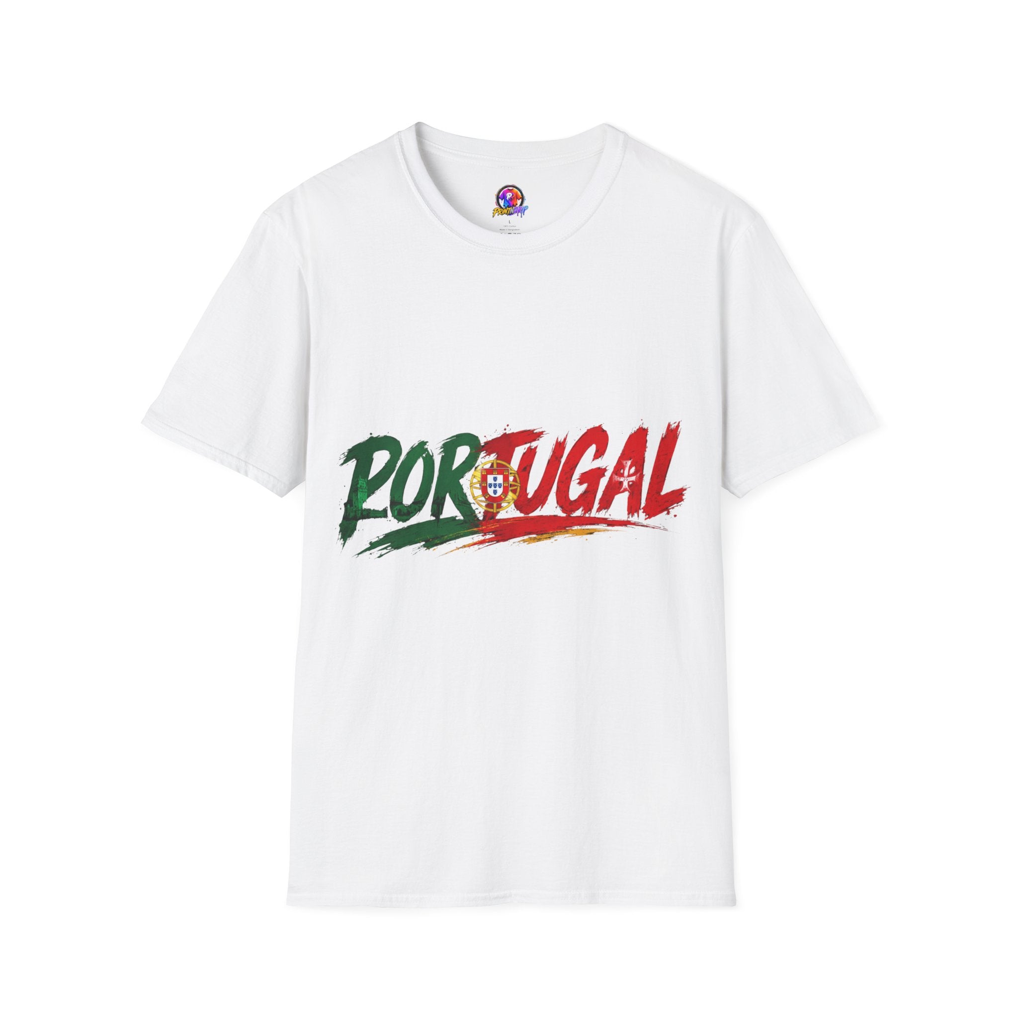Portugal Flag Script T-Shirt — Portuguese Pride Tee