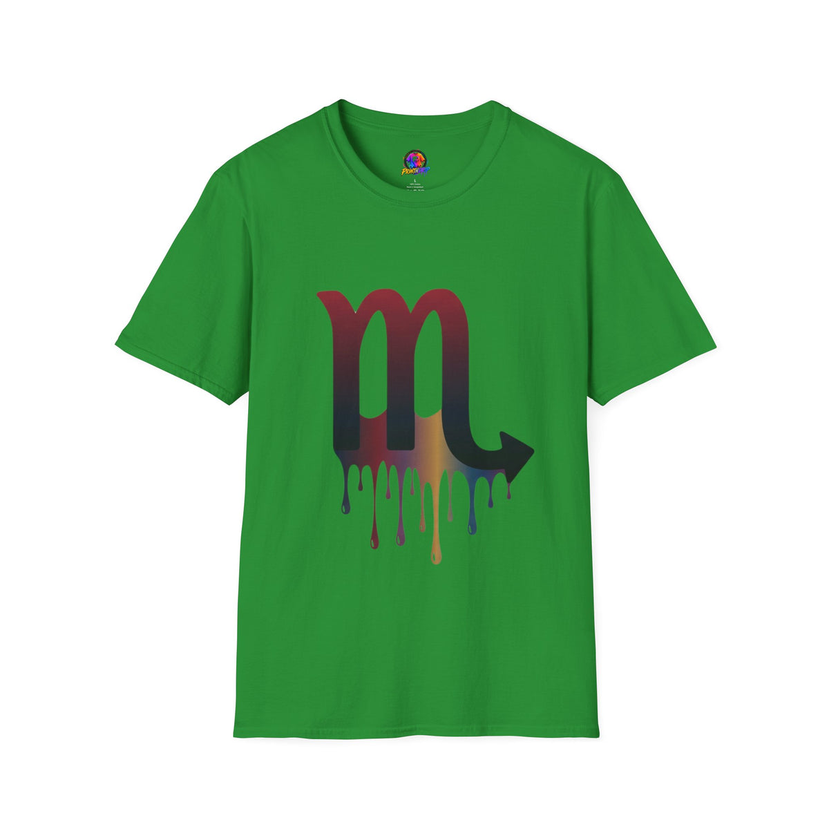 Scorpio Drip Symbol T-Shirt — Zodiac Scorpion Astrology Tee