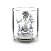 Capricorn Glass Mug — 10oz Zodiac Goat Coffee Cup