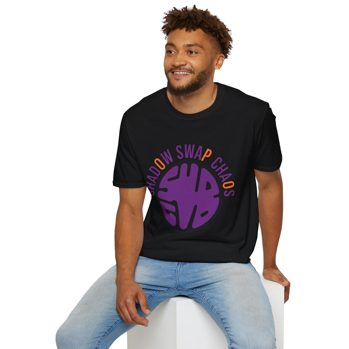 T-Shirt — "Shadow Swap Chaos" Purple Brain Graphic Tee - Trending Now - August 2026