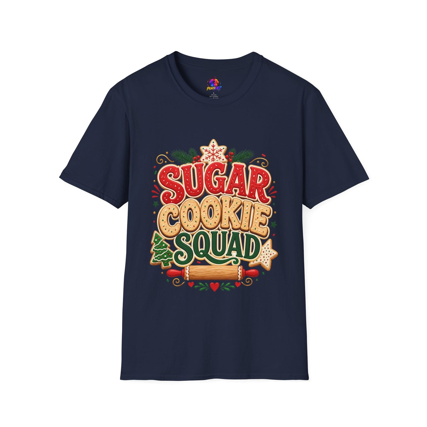 Sugar Cookie Squad T-Shirt — Festive Holiday Baking Graphic Tee