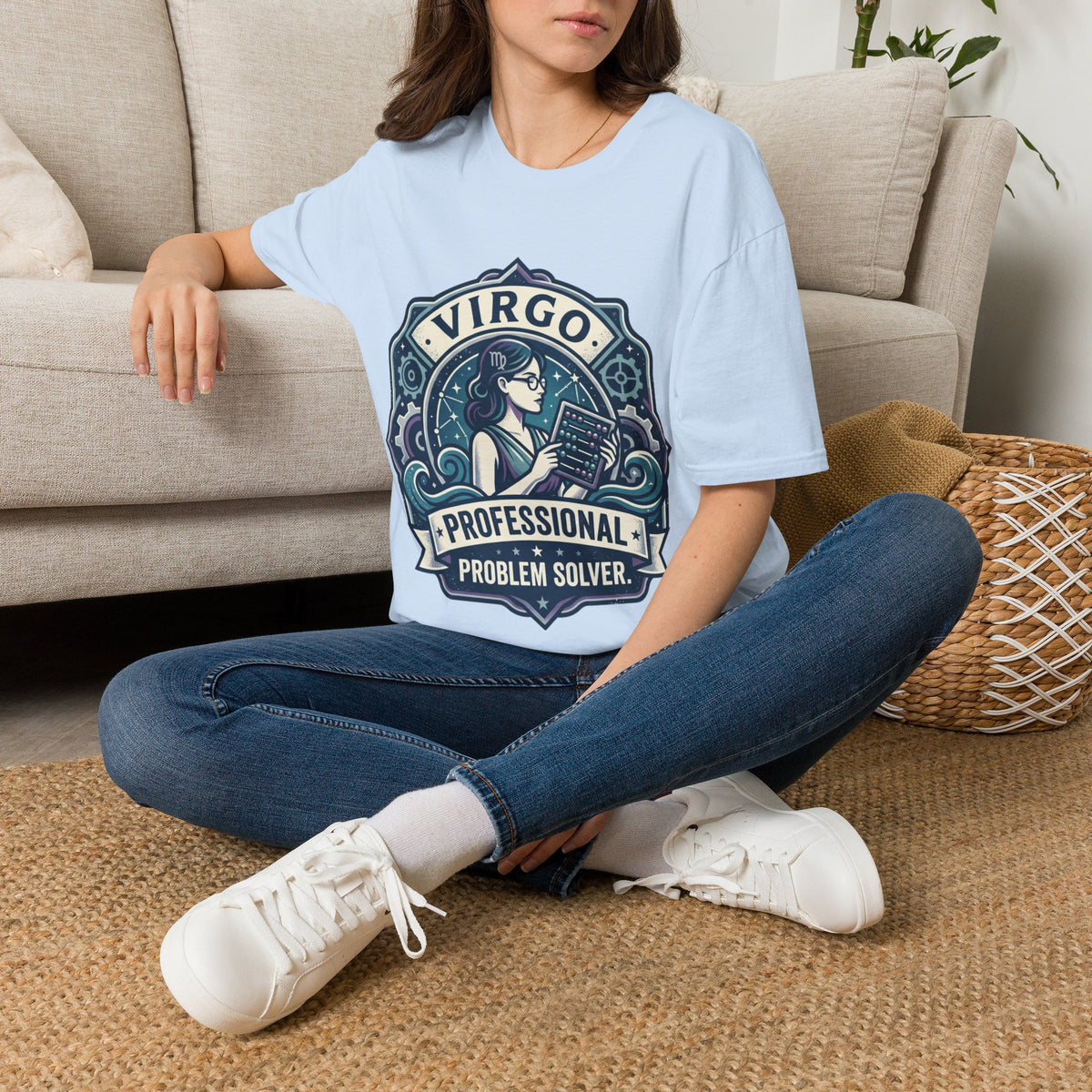 Virgo 'Professional Problem Solver' T-Shirt — Zodiac Astrology Tee for Women