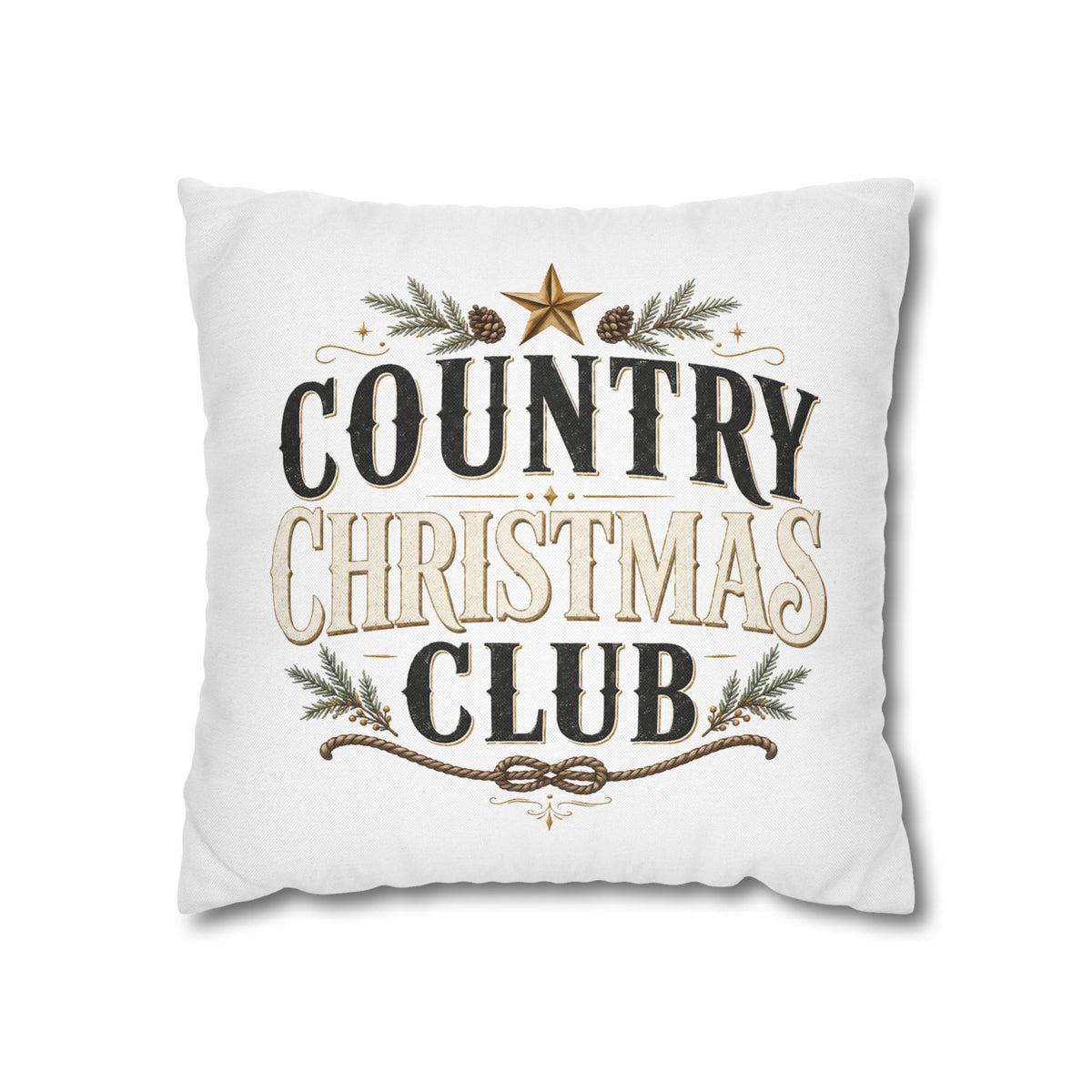 Christmas Country Christmas Club Pillowcase