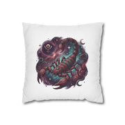 Scorpio Zodiac Scorpion Pillowcase — Astrological Night Sky Throw Pillow